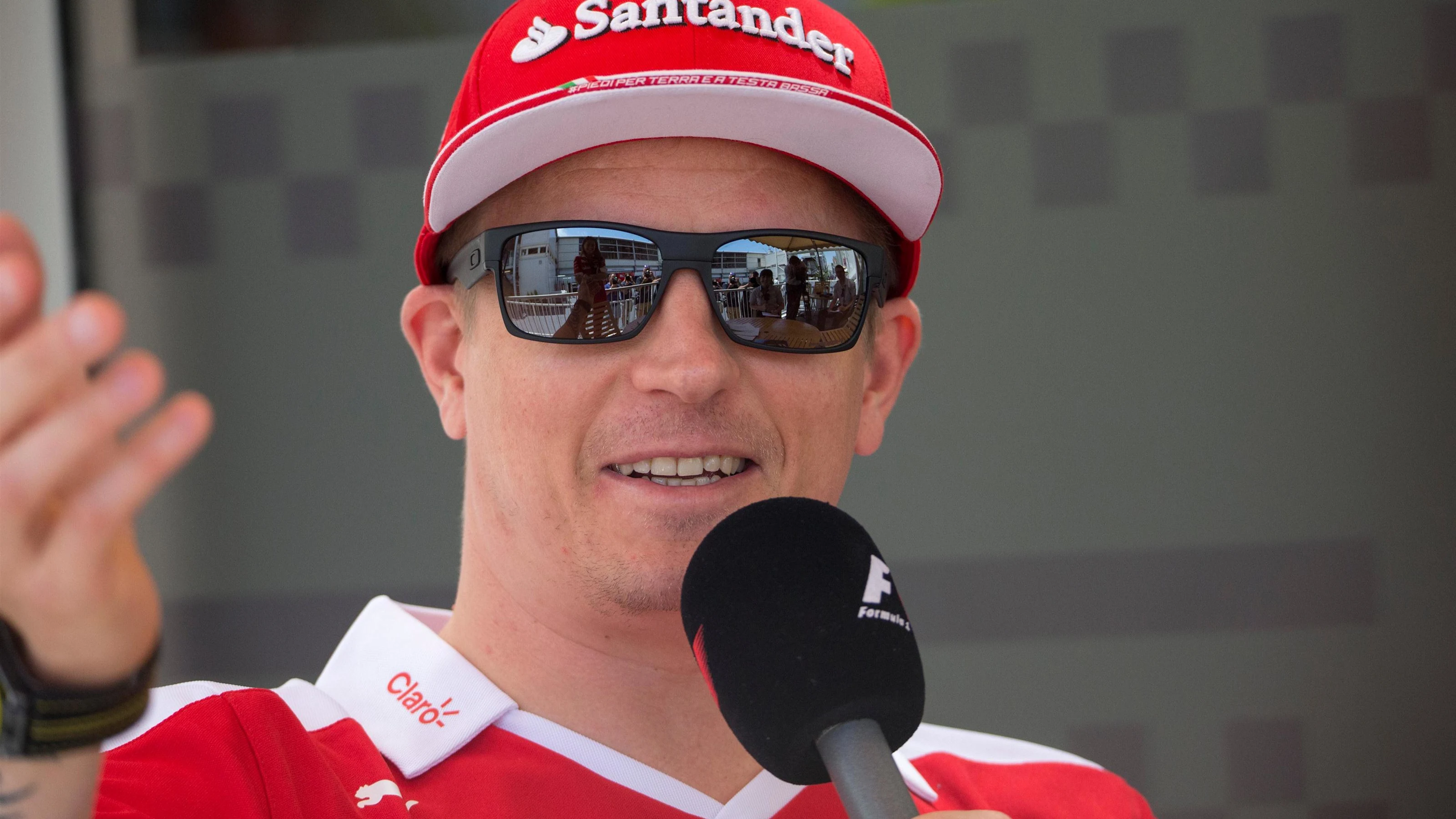 Kimi Raikkonen (FIN) Ferrari at Formula One World Championship, Rd8, European Grand Prix,