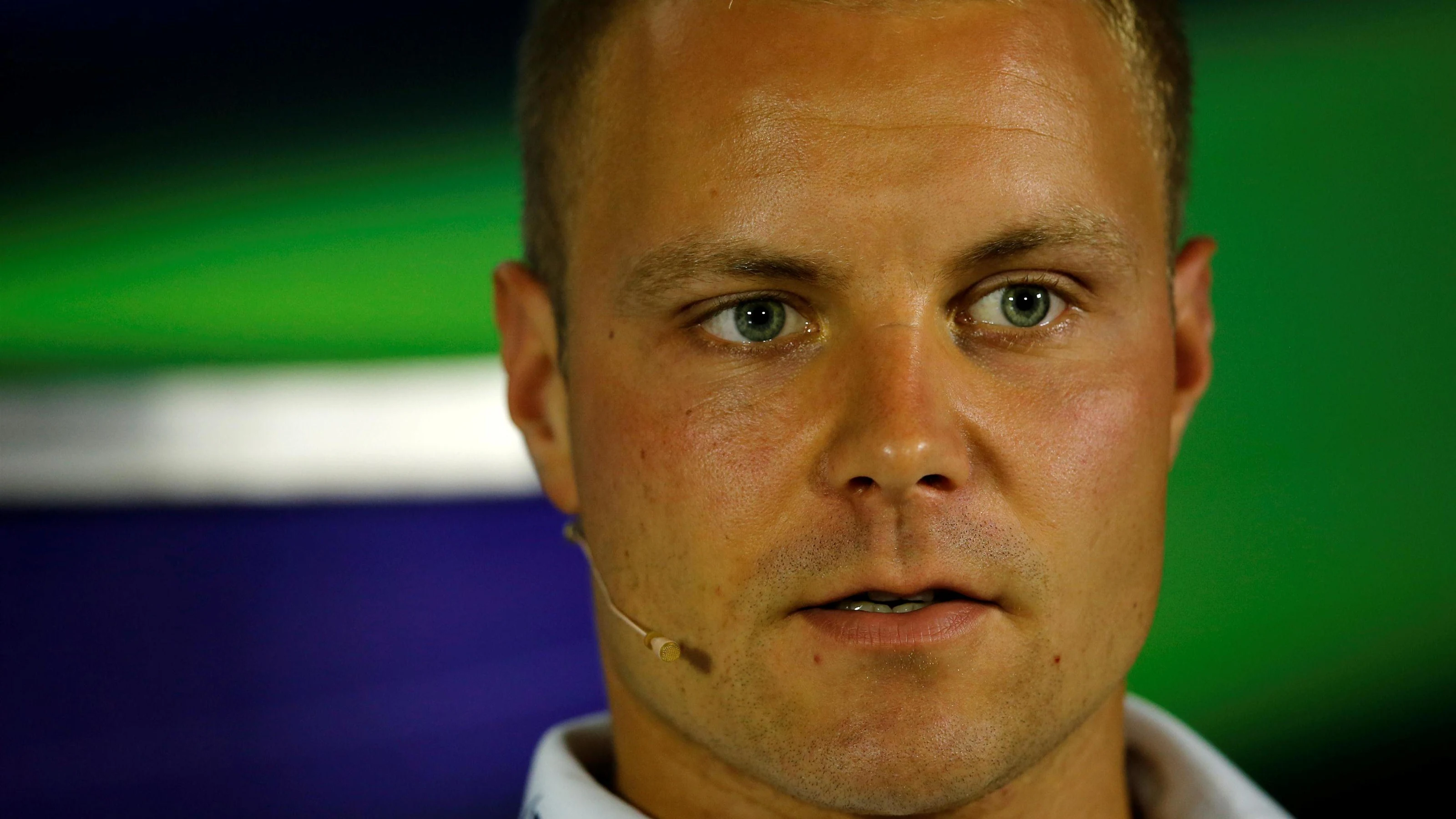 Valtteri Bottas (FIN) Williams in the Press Conference at Formula One World Championship, Rd8,