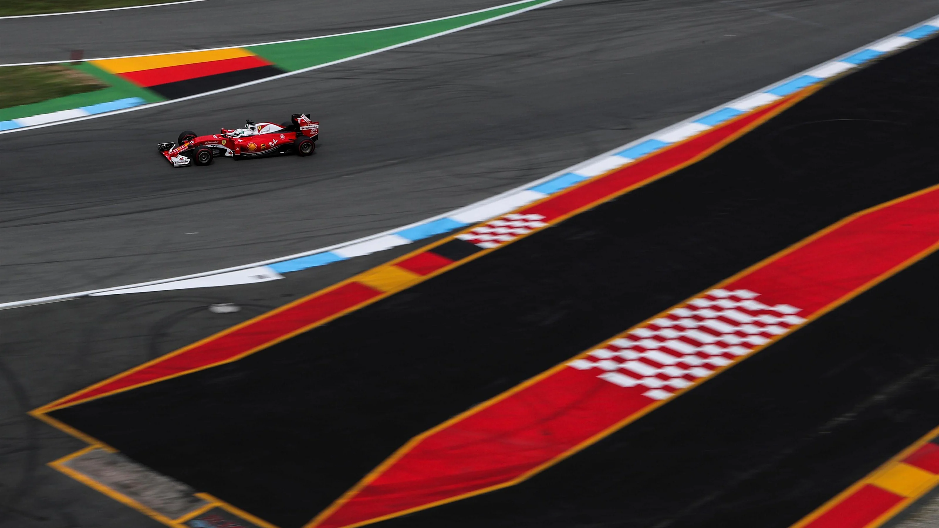 Sebastian Vettel (GER) Ferrari SF16-H at Formula One World Championship, Rd12, German Grand Prix,