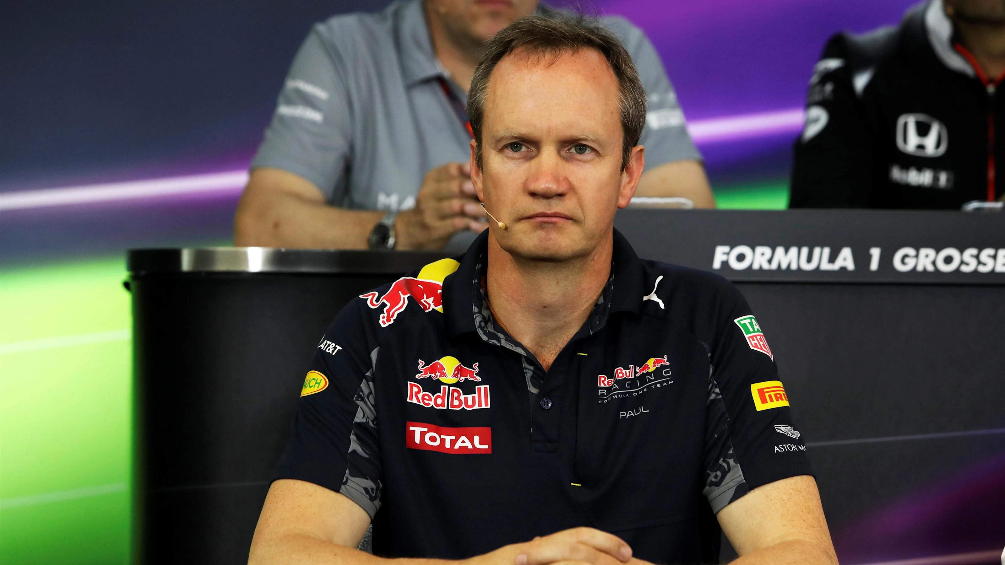 Paul Monaghan (GBR) Red Bull Racing Chief Engineer in the Press Conference at Formula One World