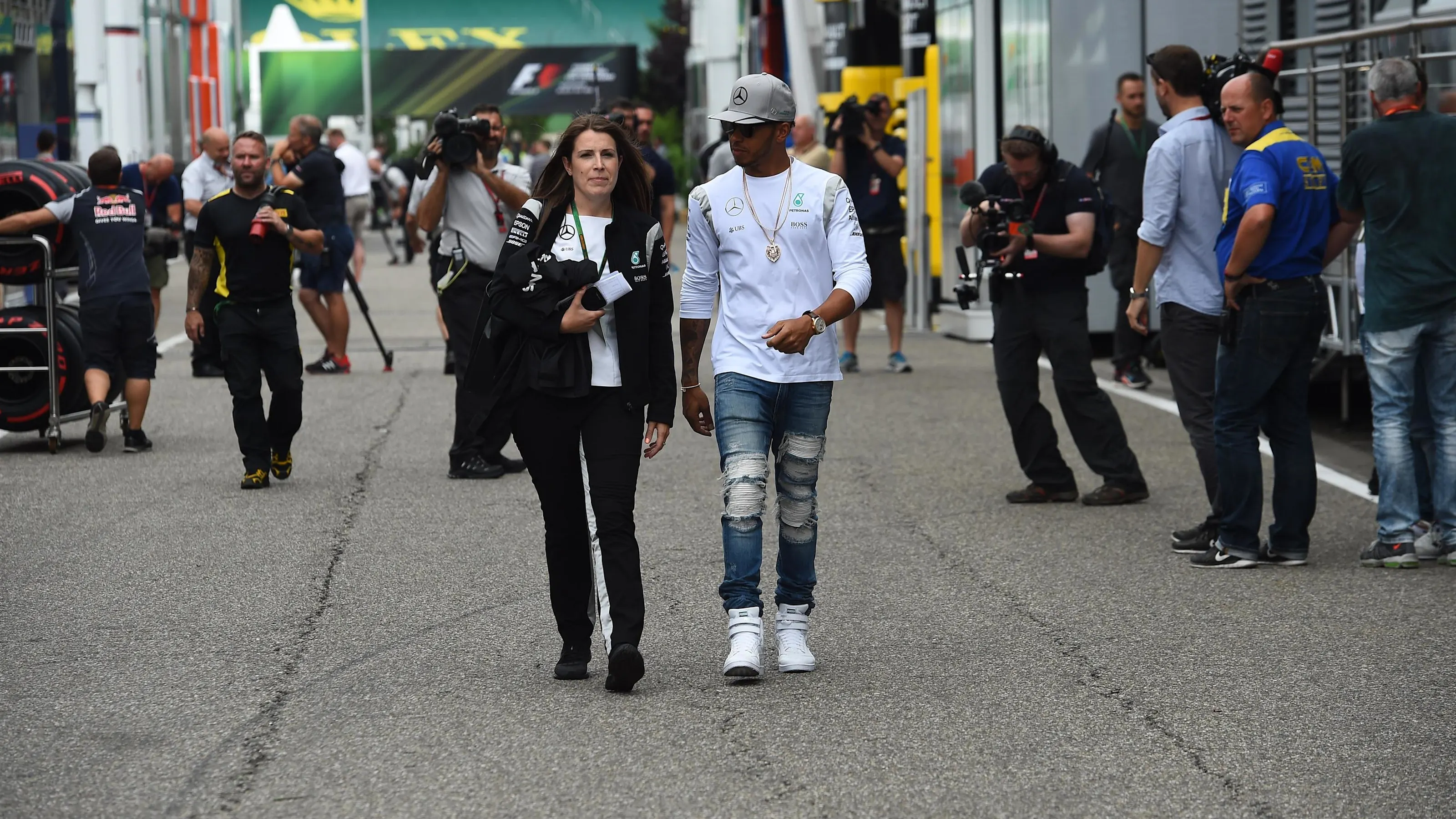 Lewis Hamilton (GBR) Mercedes AMG F1 at Formula One World Championship, Rd12, German Grand Prix,