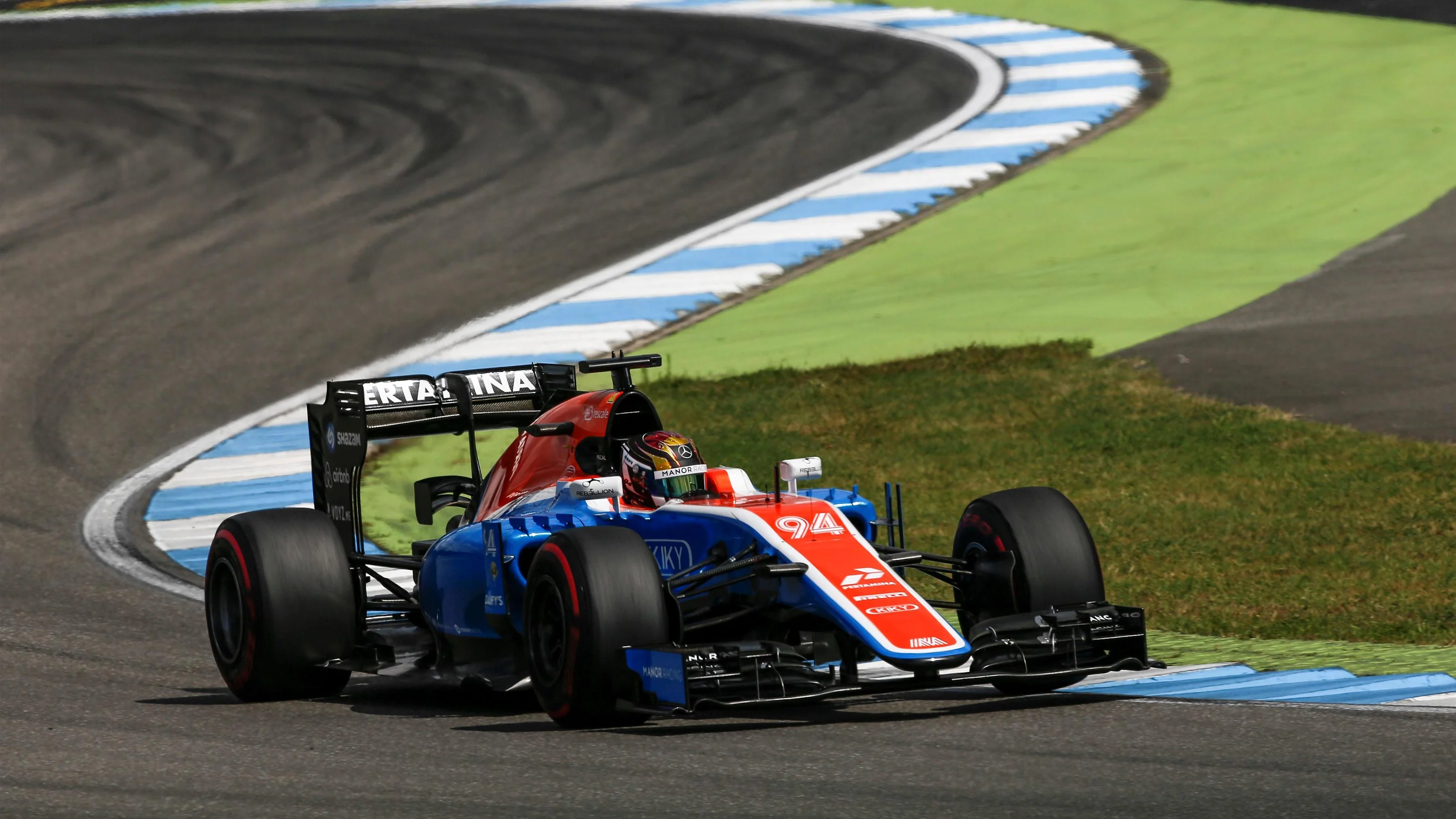 Pascal Wehrlein (GER) Manor Racing MRT05 at Formula One World Championship, Rd12, German Grand