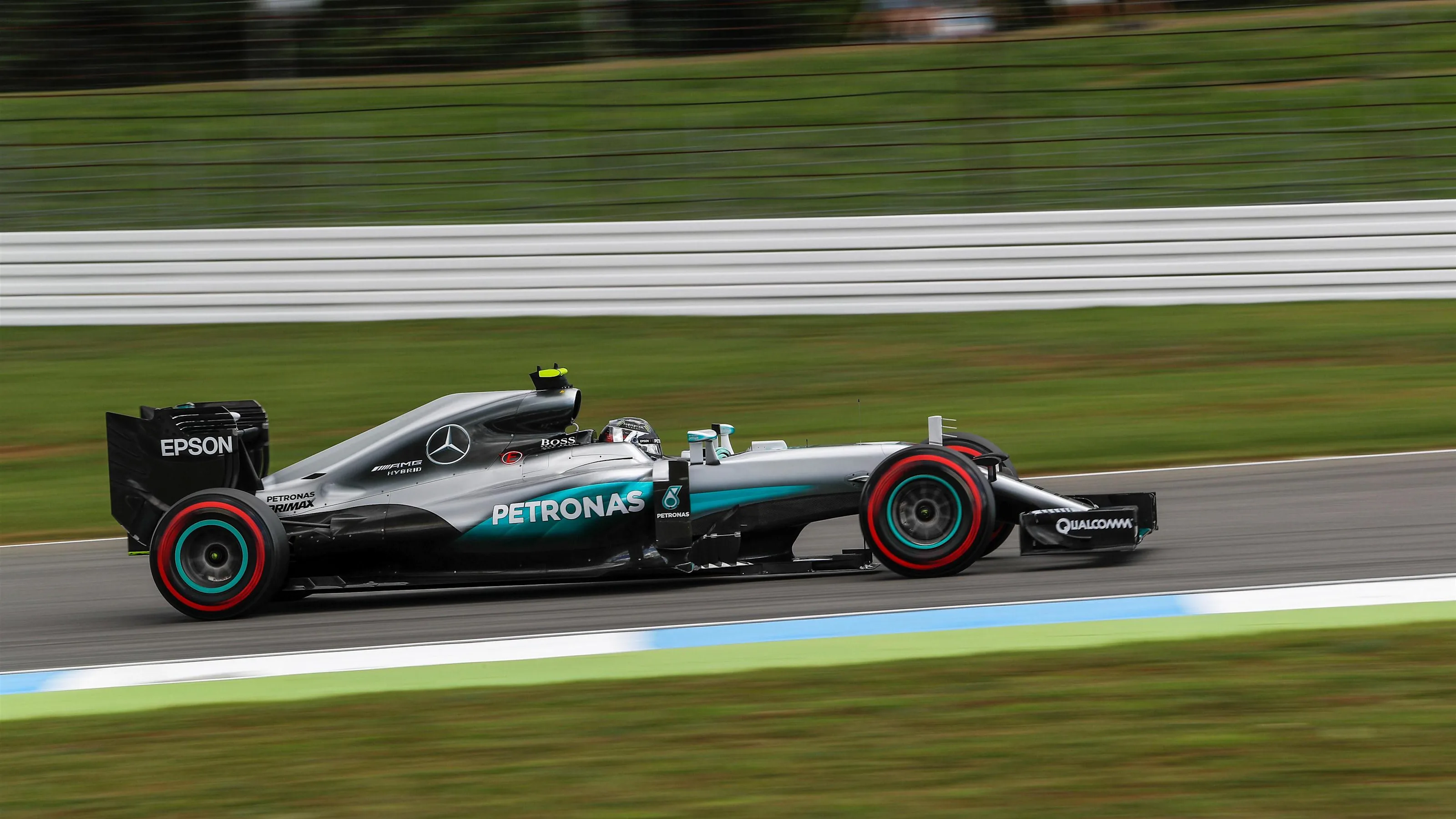 Nico Rosberg (GER) Mercedes-Benz F1 W07 Hybrid at Formula One World Championship, Rd12, German