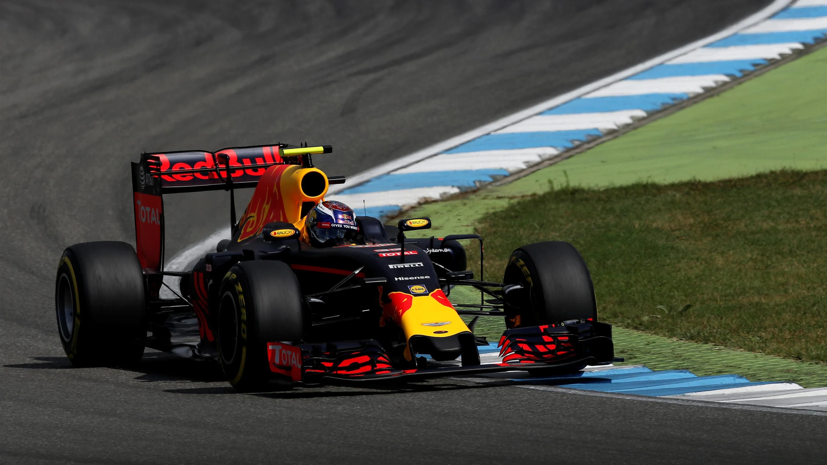 Max Verstappen (NED) Red Bull Racing RB12 at Formula One World Championship, Rd12, German Grand