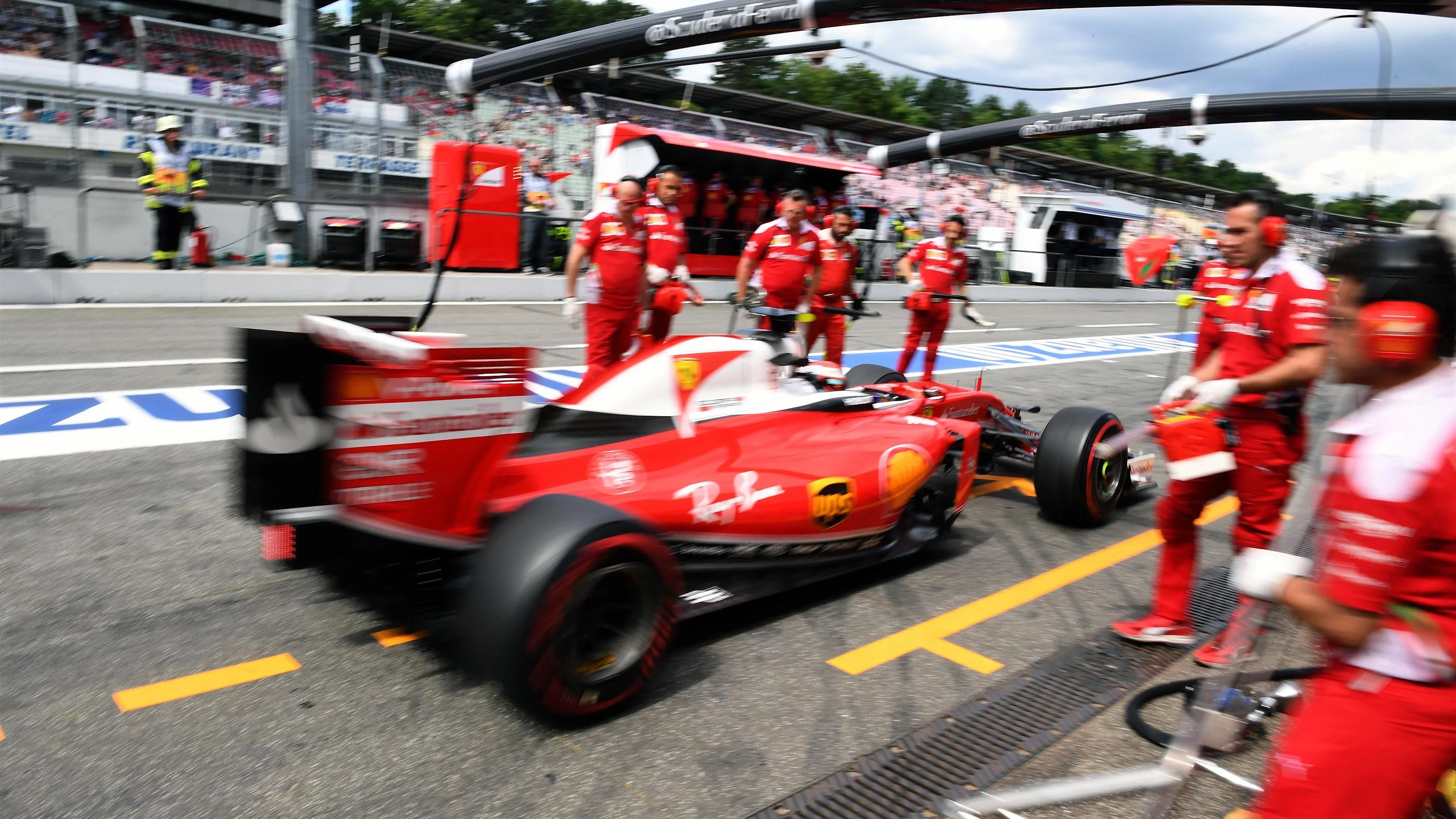 Kimi Raikkonen (FIN) Ferrari SF16-H at Formula One World Championship, Rd12, German Grand Prix,