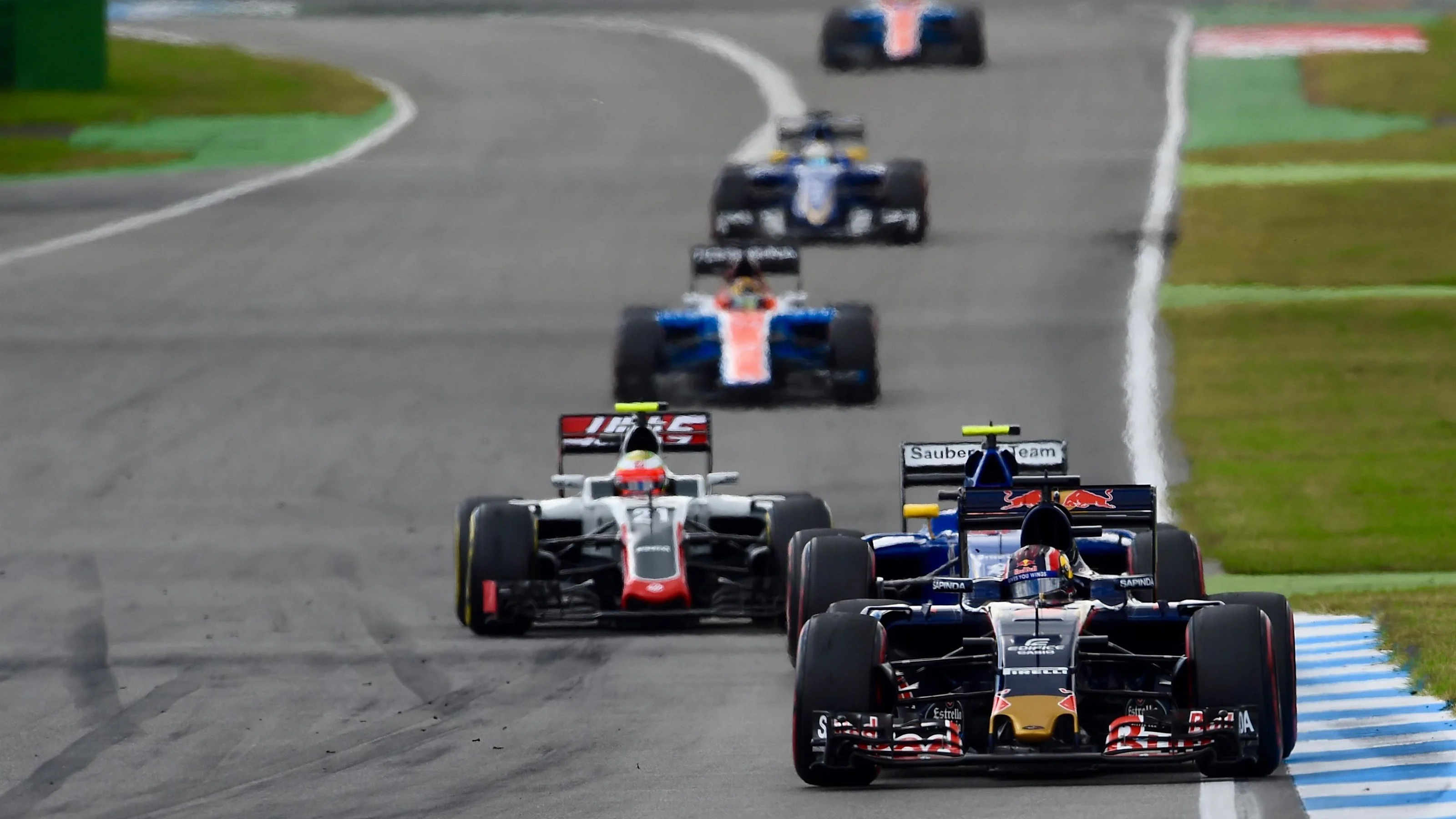 Daniil Kvyat (RUS) Scuderia Toro Rosso STR11 at Formula One World Championship, Rd12, German Grand