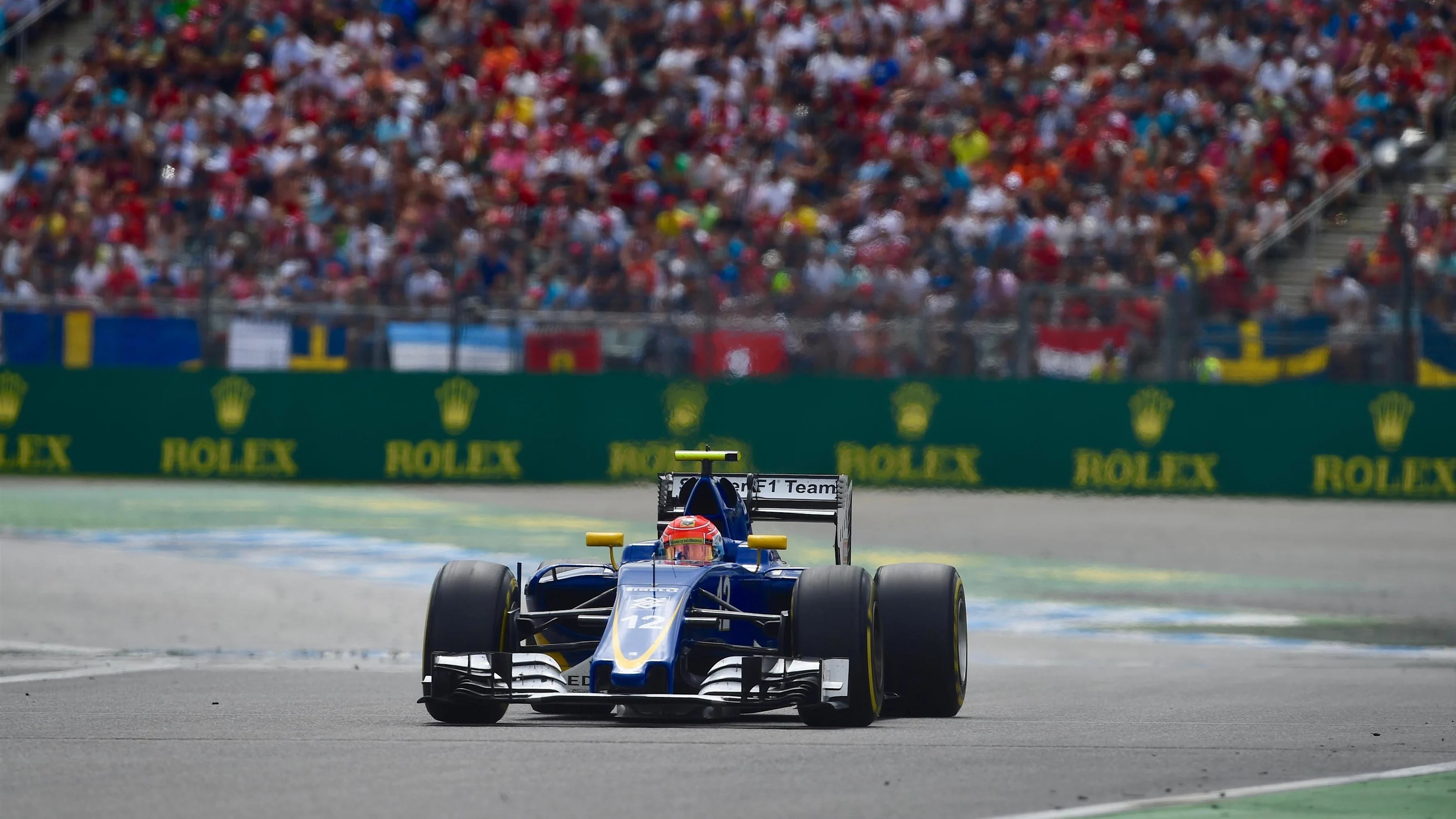 Felipe Nasr (BRA) Sauber C35 at Formula One World Championship, Rd12, German Grand Prix, Race,