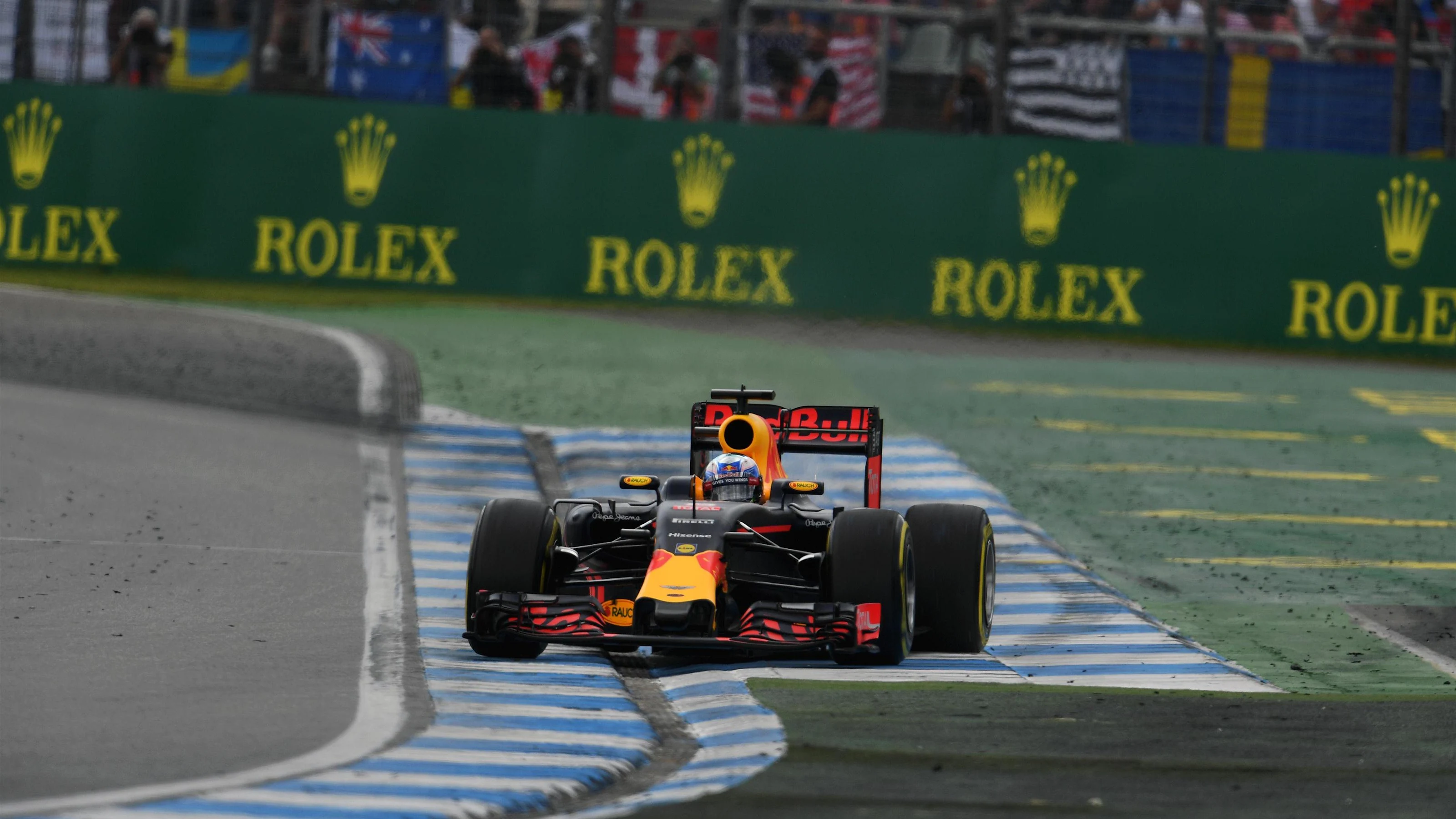 Daniel Ricciardo (AUS) Red Bull Racing RB12 at Formula One World Championship, Rd12, German Grand
