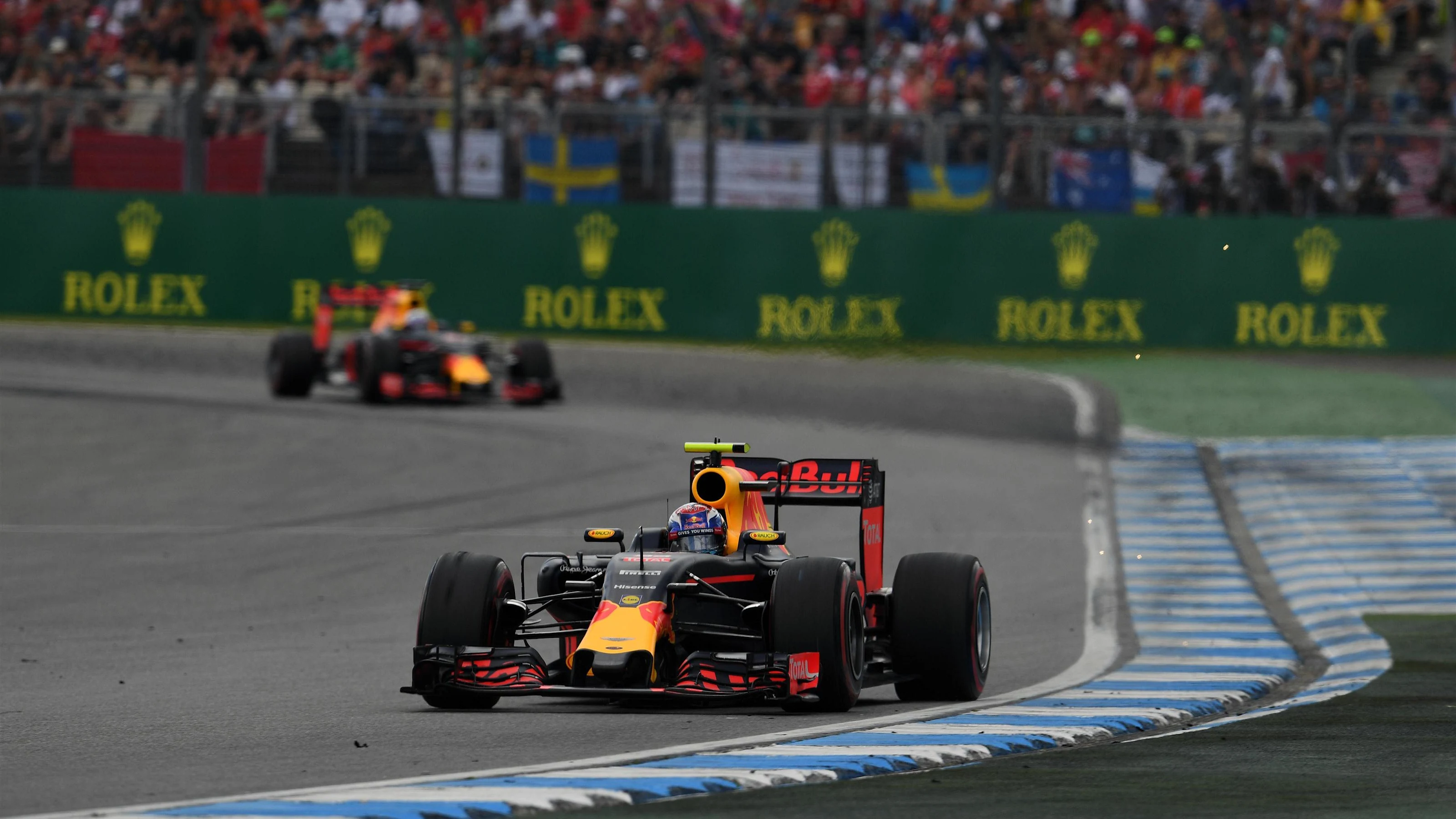 Max Verstappen (NED) Red Bull Racing RB12 at Formula One World Championship, Rd12, German Grand
