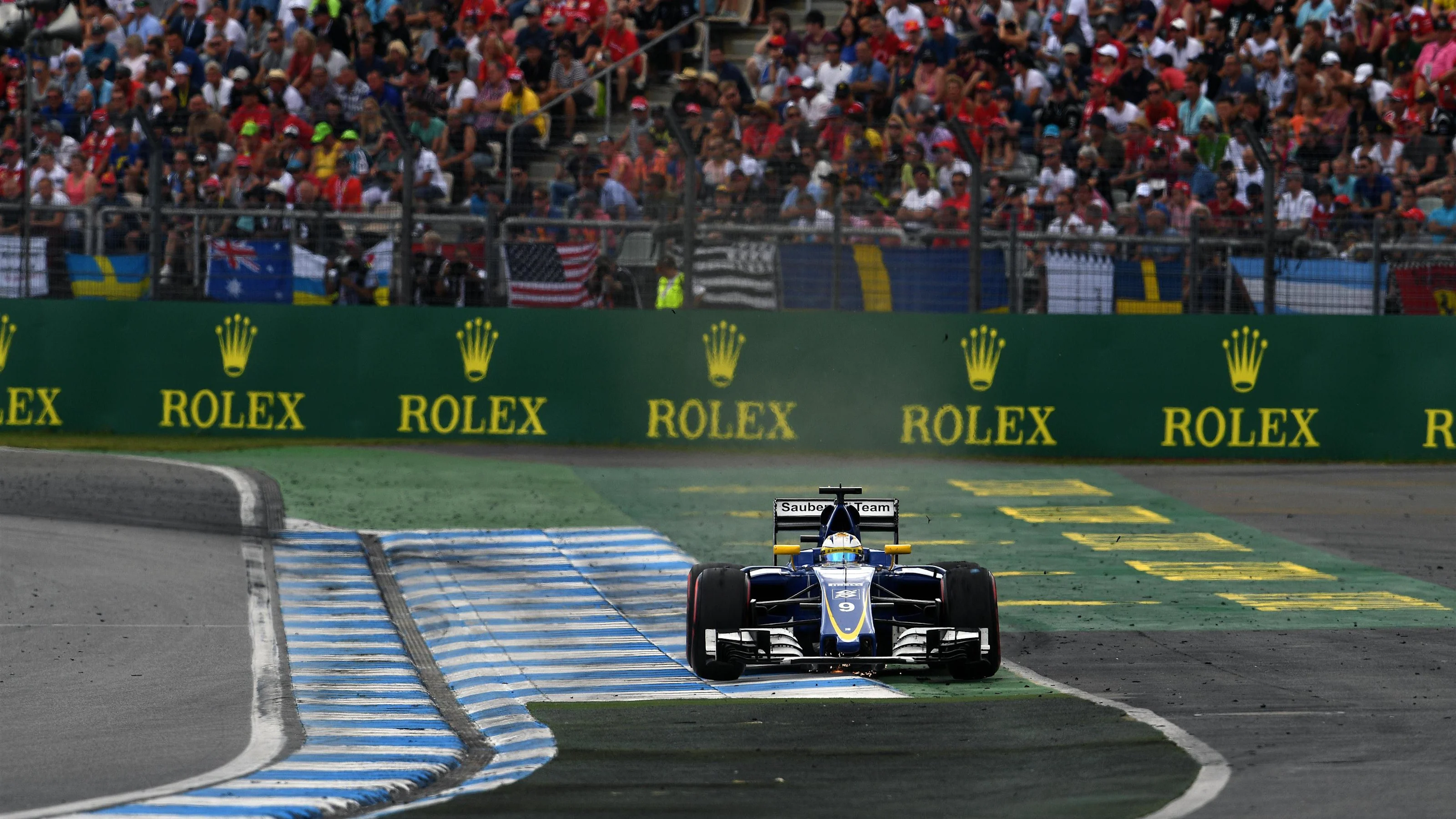 Marcus Ericsson (SWE) Sauber C35 at Formula One World Championship, Rd12, German Grand Prix, Race,