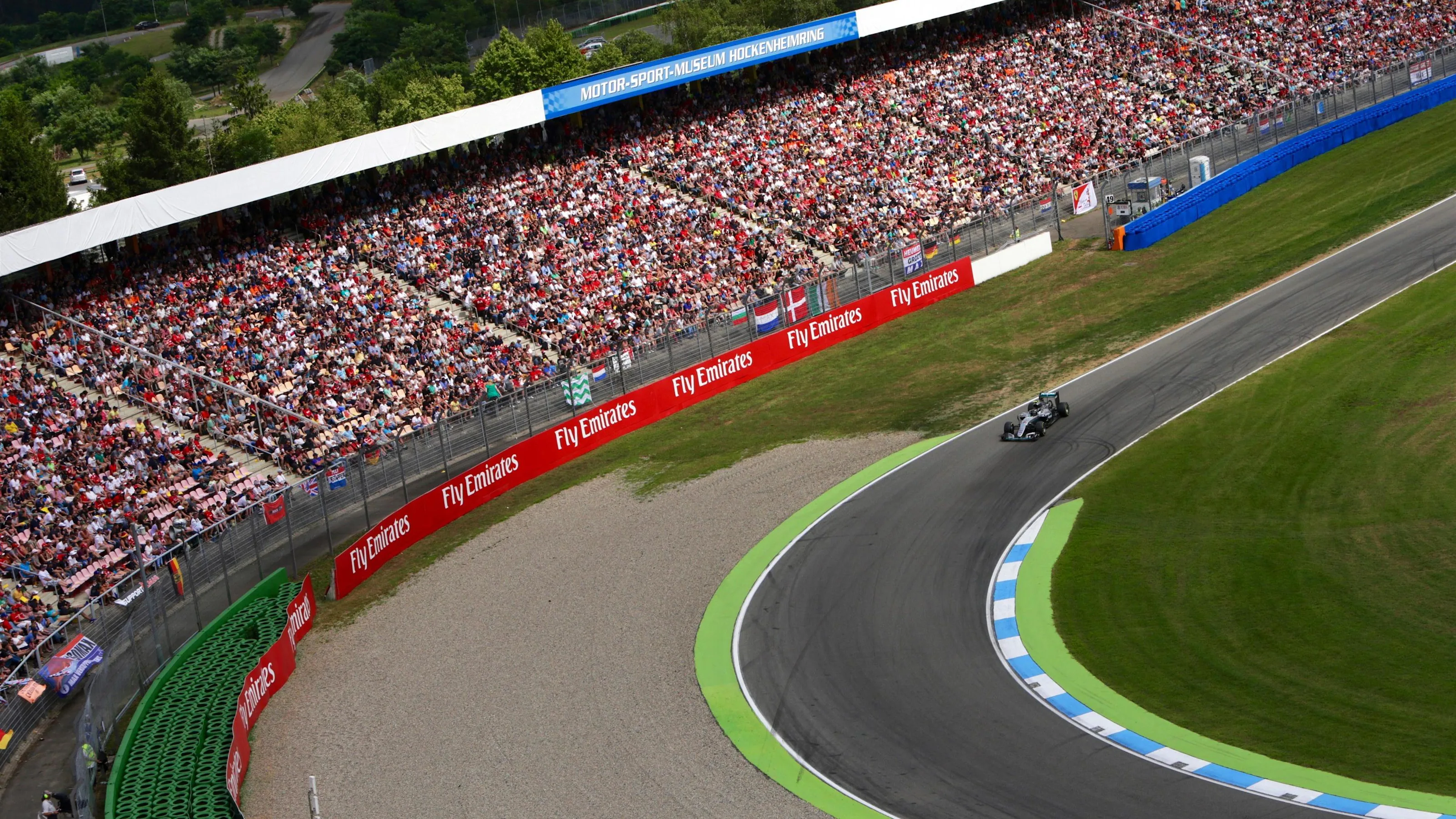 Nico Rosberg (GER) Mercedes-Benz F1 W07 Hybrid at Formula One World Championship, Rd12, German
