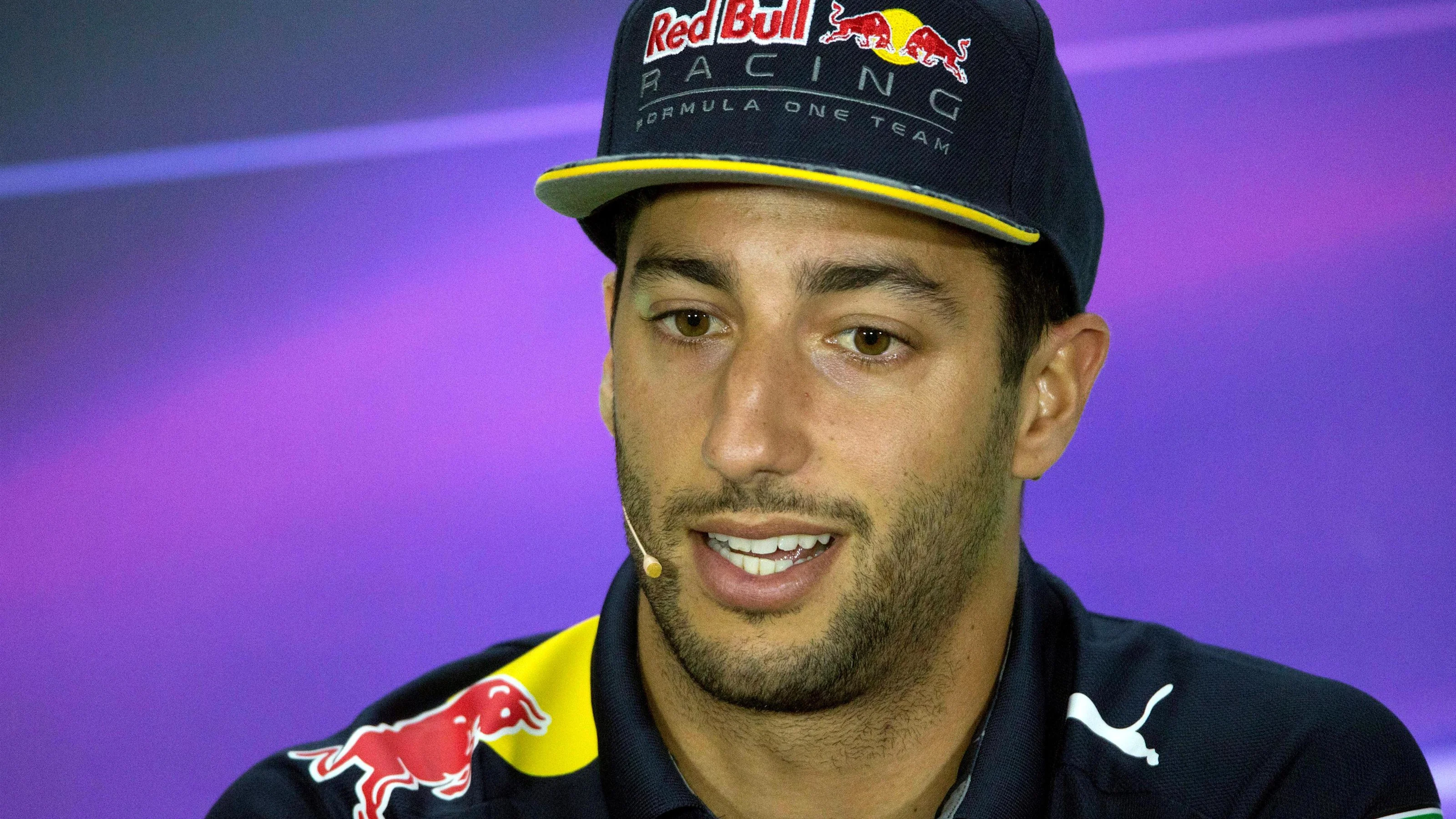 Daniel Ricciardo (AUS) Red Bull Racing in the Press Conference at Formula One World Championship,