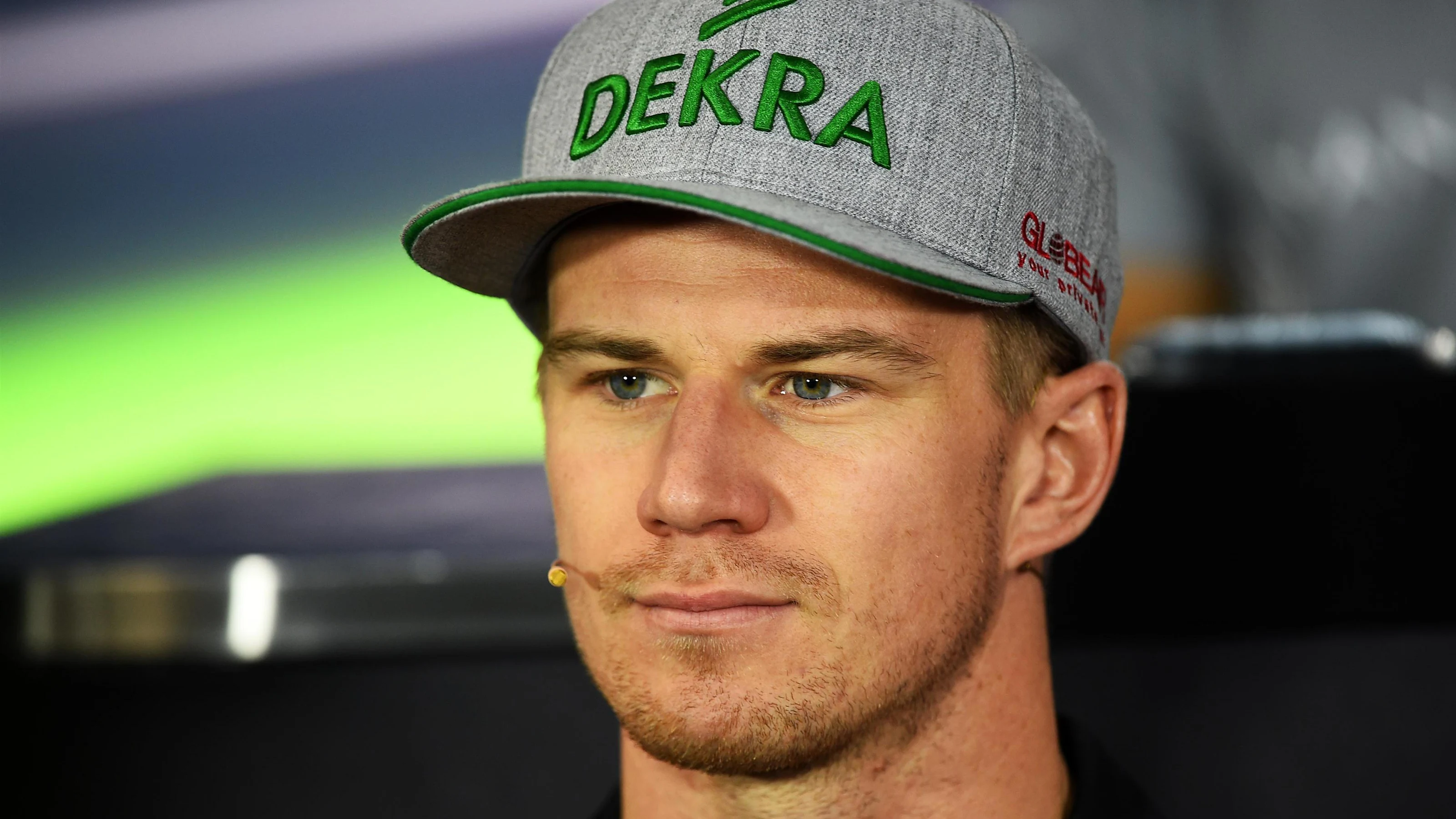 Nico Hulkenberg (GER) Force India F1 in the Press Conference at Formula One World Championship,