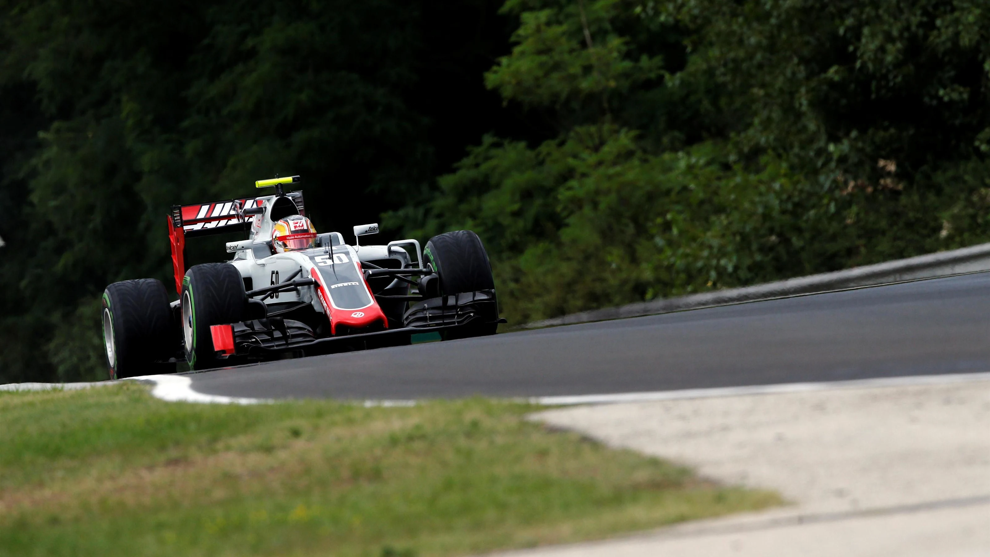 Charles Leclerc (MON) Haas VF-16 at Formula One World Championship, Rd11, Practice, Hungaroring,