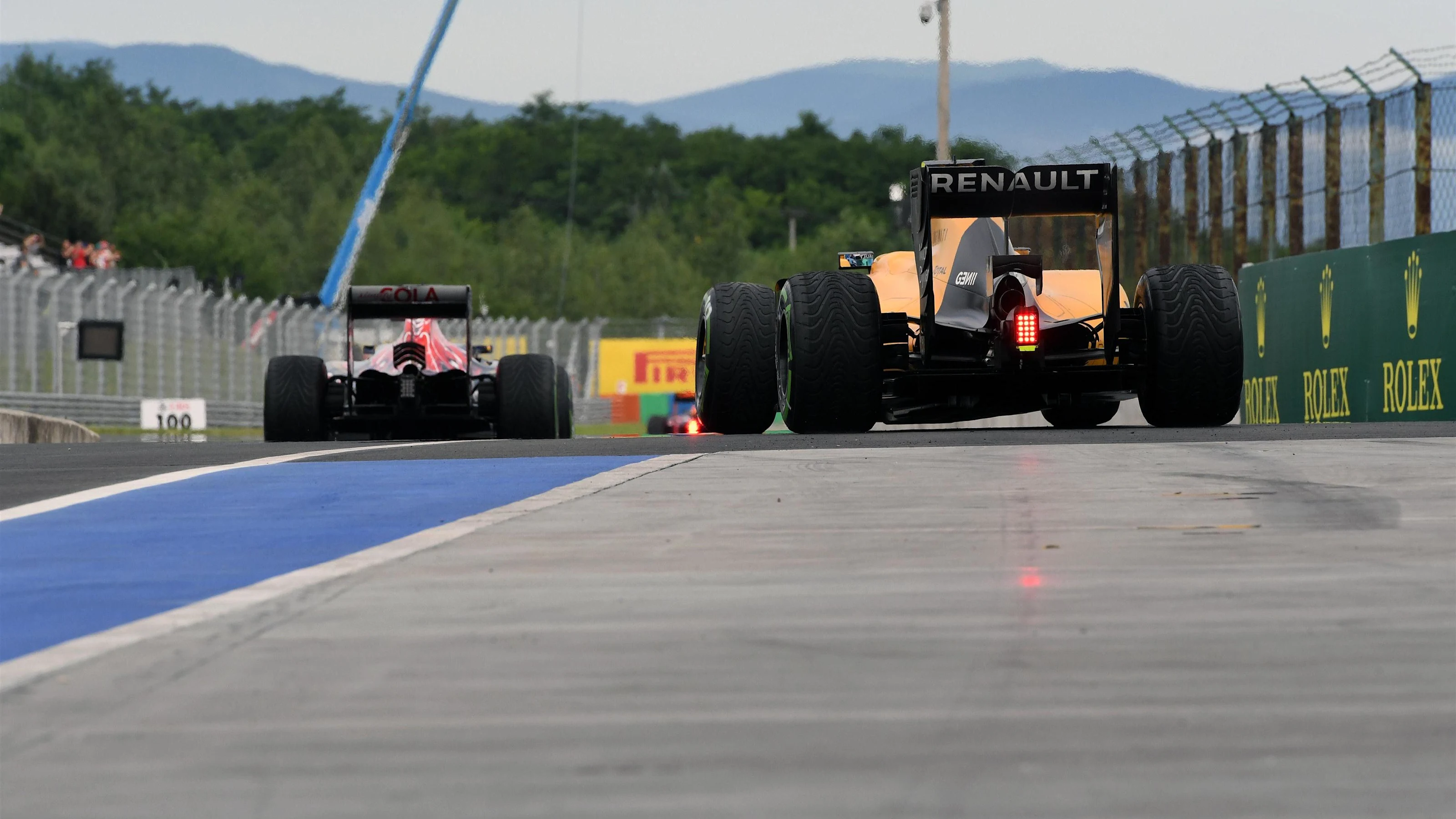 Jolyon Palmer (GBR) Renault Sport F1 Team RS16 at Formula One World Championship, Rd11, Practice,
