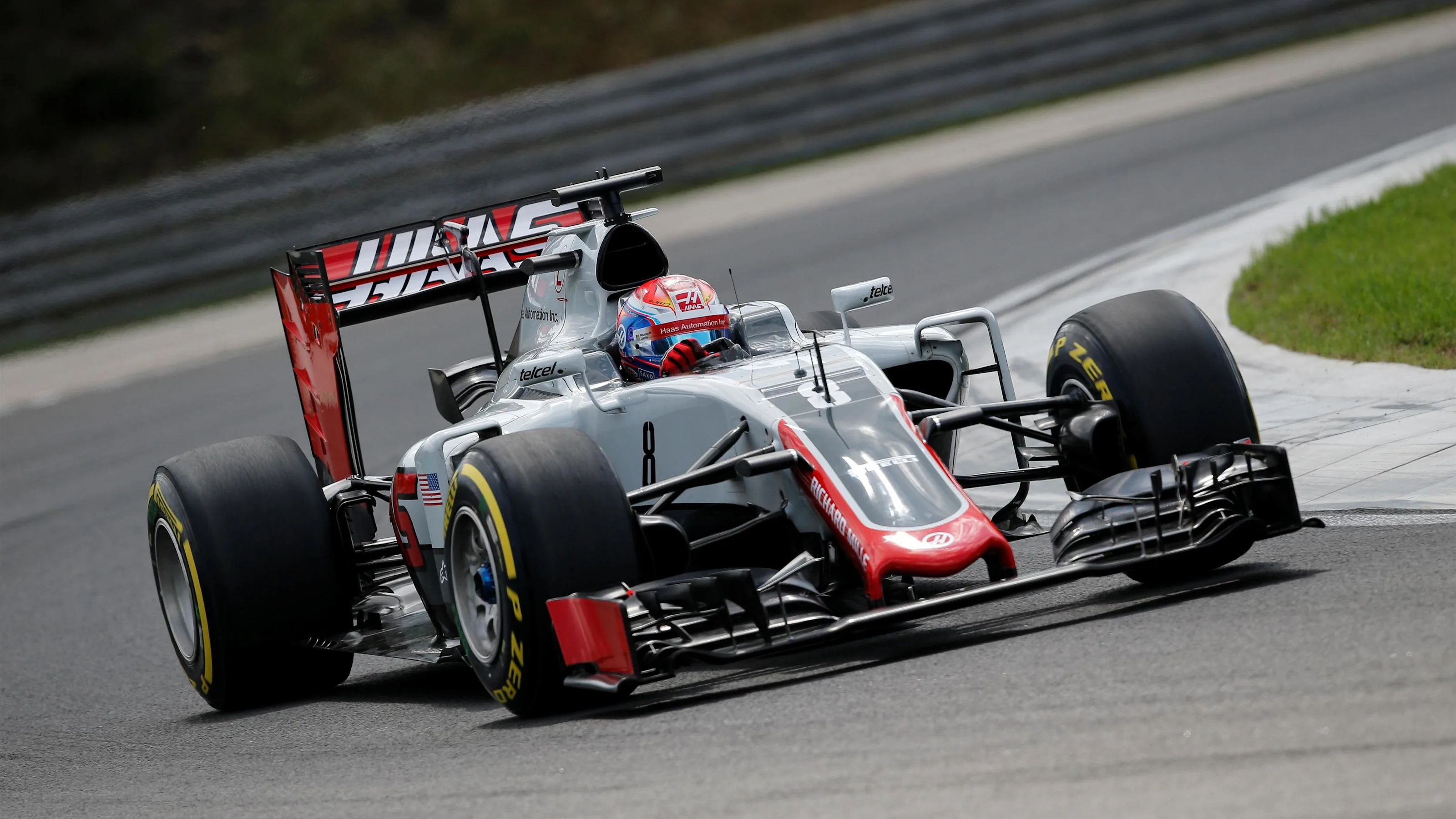 Romain Grosjean (FRA) Haas VF-16 at Formula One World Championship, Rd11, Practice, Hungaroring,