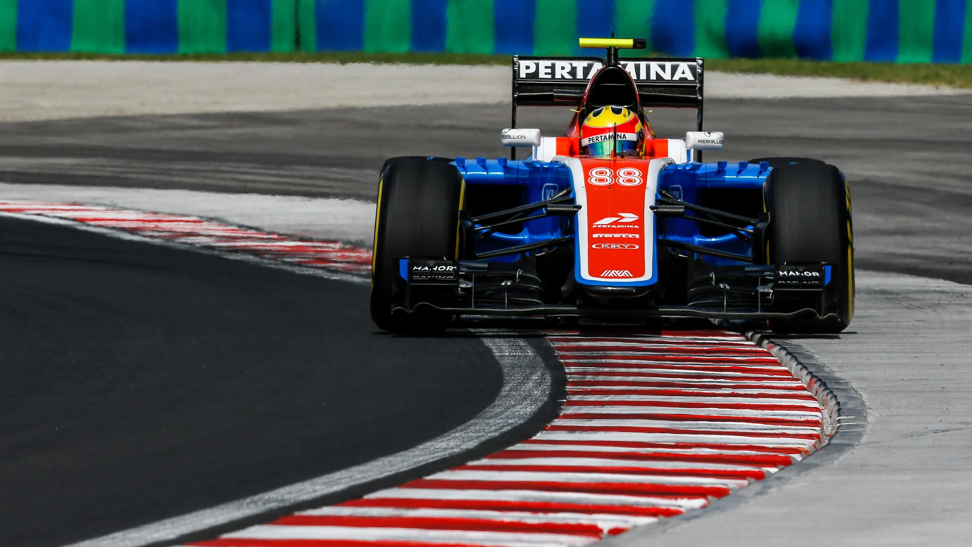 Rio Haryanto (IDN) Manor Racing MRT05 at Formula One World Championship, Rd11, Practice,