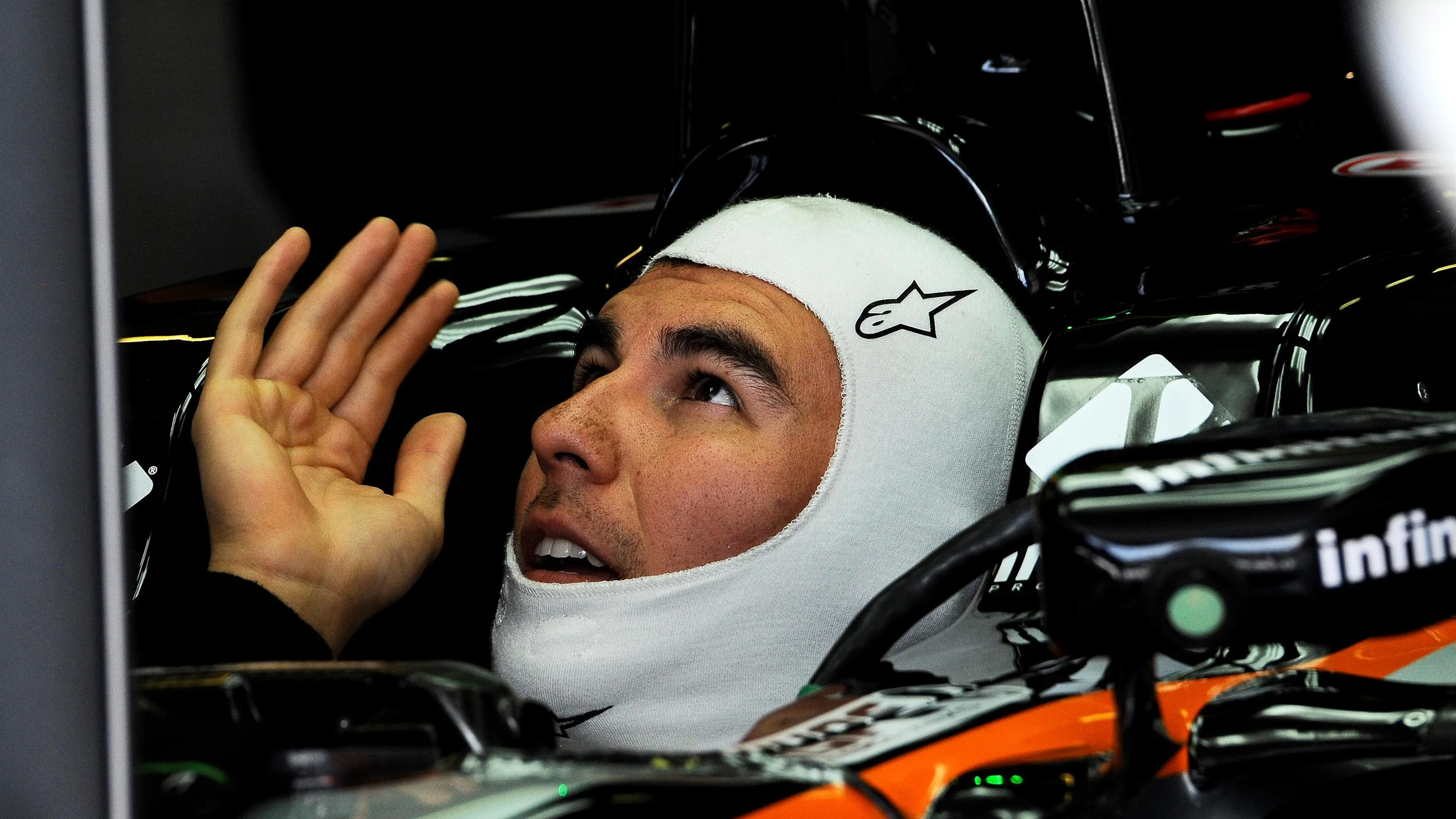 Sergio Perez (MEX) Force India VJM09 at Formula One World Championship, Rd11, Practice,