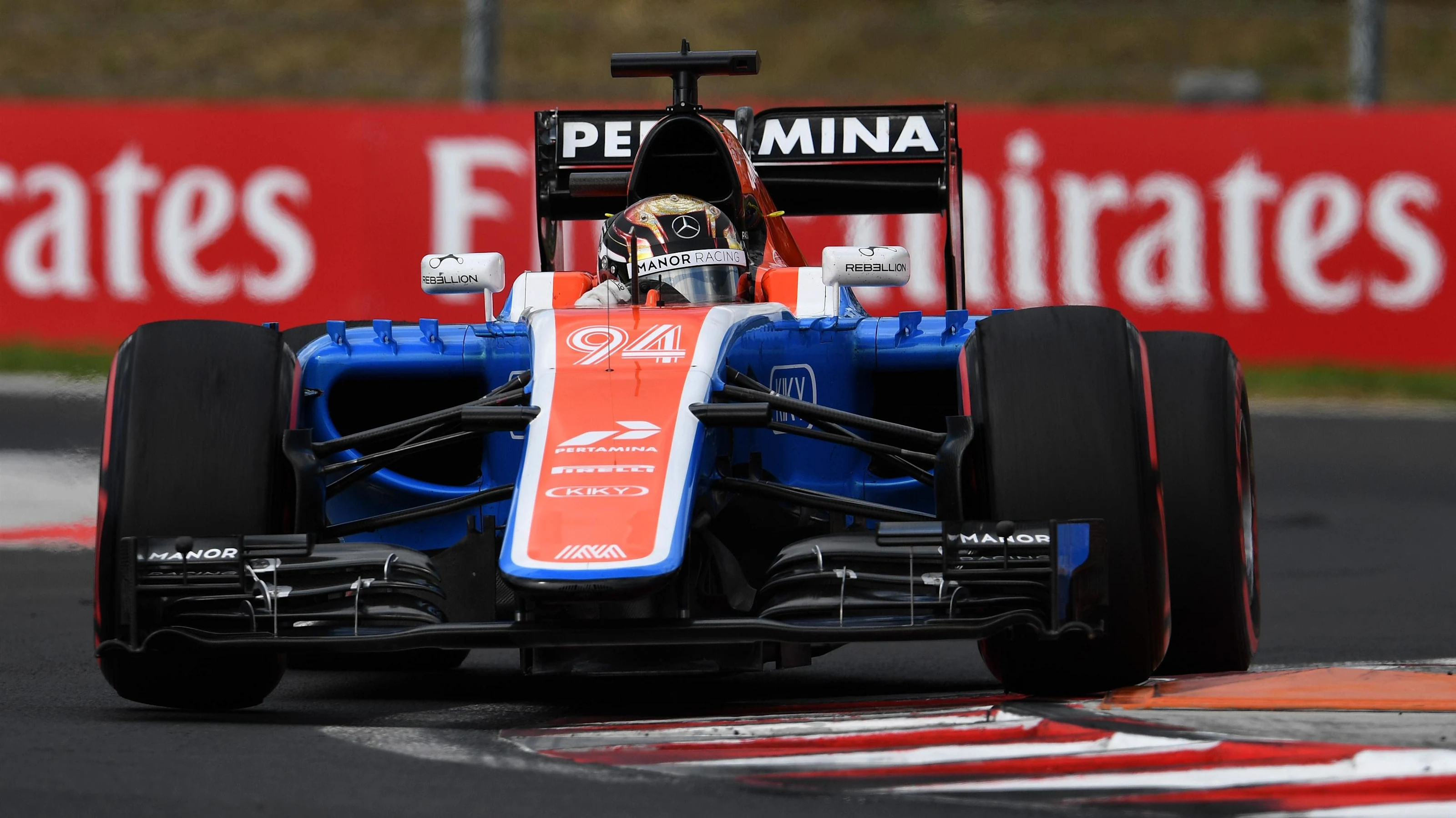 Pascal Wehrlein (GER) Manor Racing MRT05 at Formula One World Championship, Rd11, Practice,