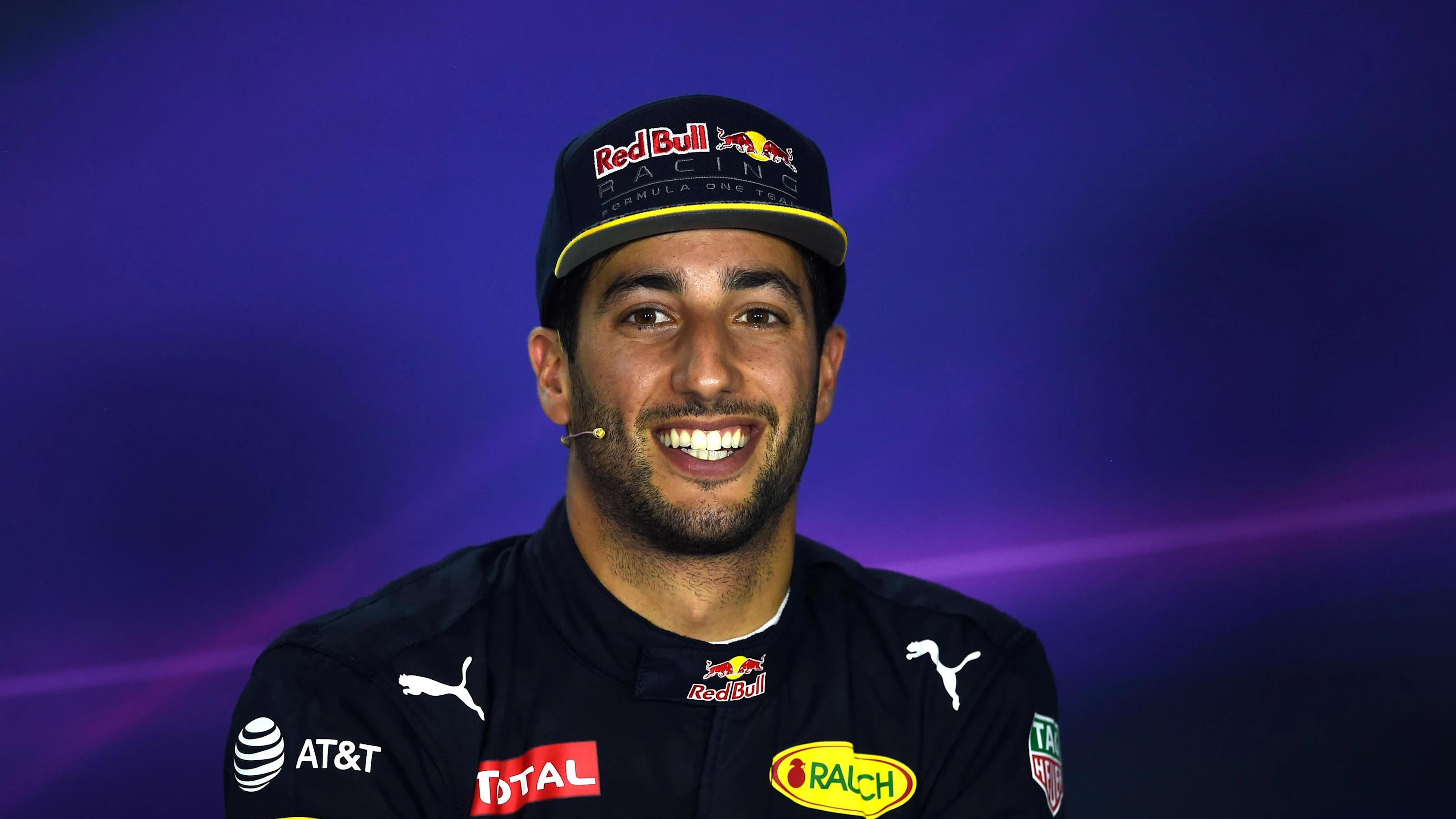 Daniel Ricciardo (AUS) Red Bull Racing in the Press Conference at Formula One World Championship,