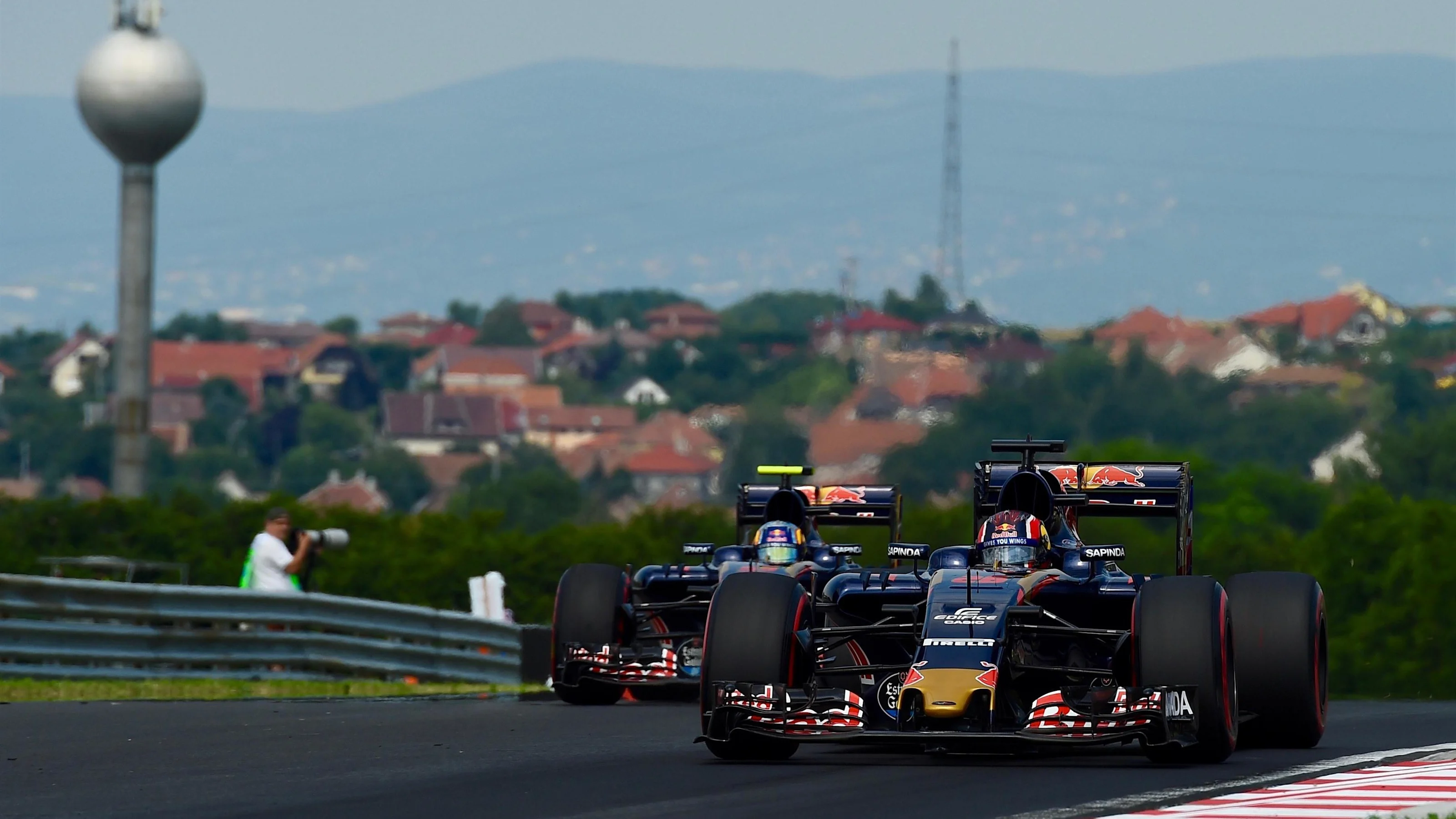 Daniil Kvyat (RUS) Scuderia Toro Rosso STR11 at Formula One World Championship, Rd11, Hungarian