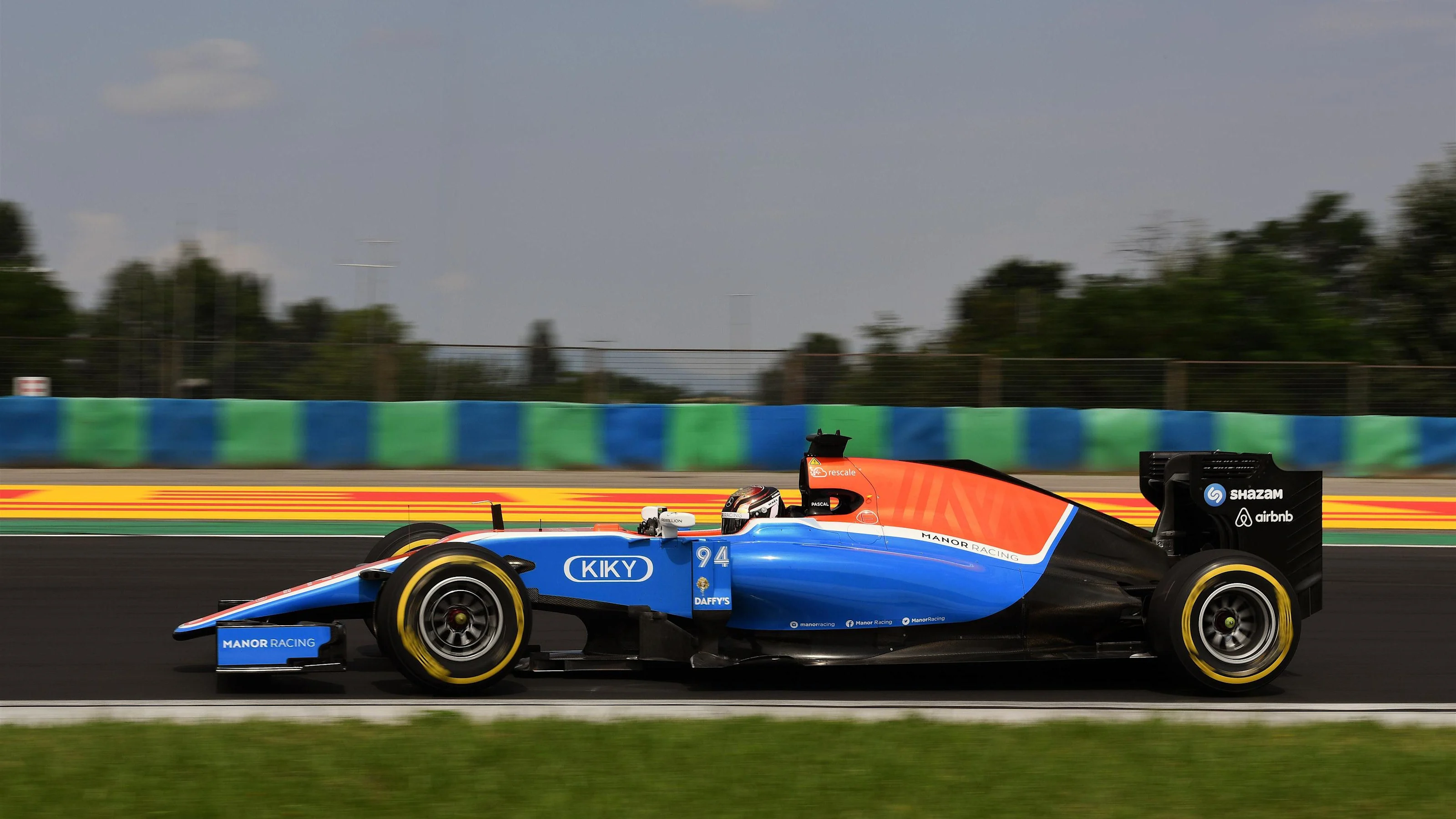 Pascal Wehrlein (GER) Manor Racing MRT05 at Formula One World Championship, Rd11, Hungarian Grand