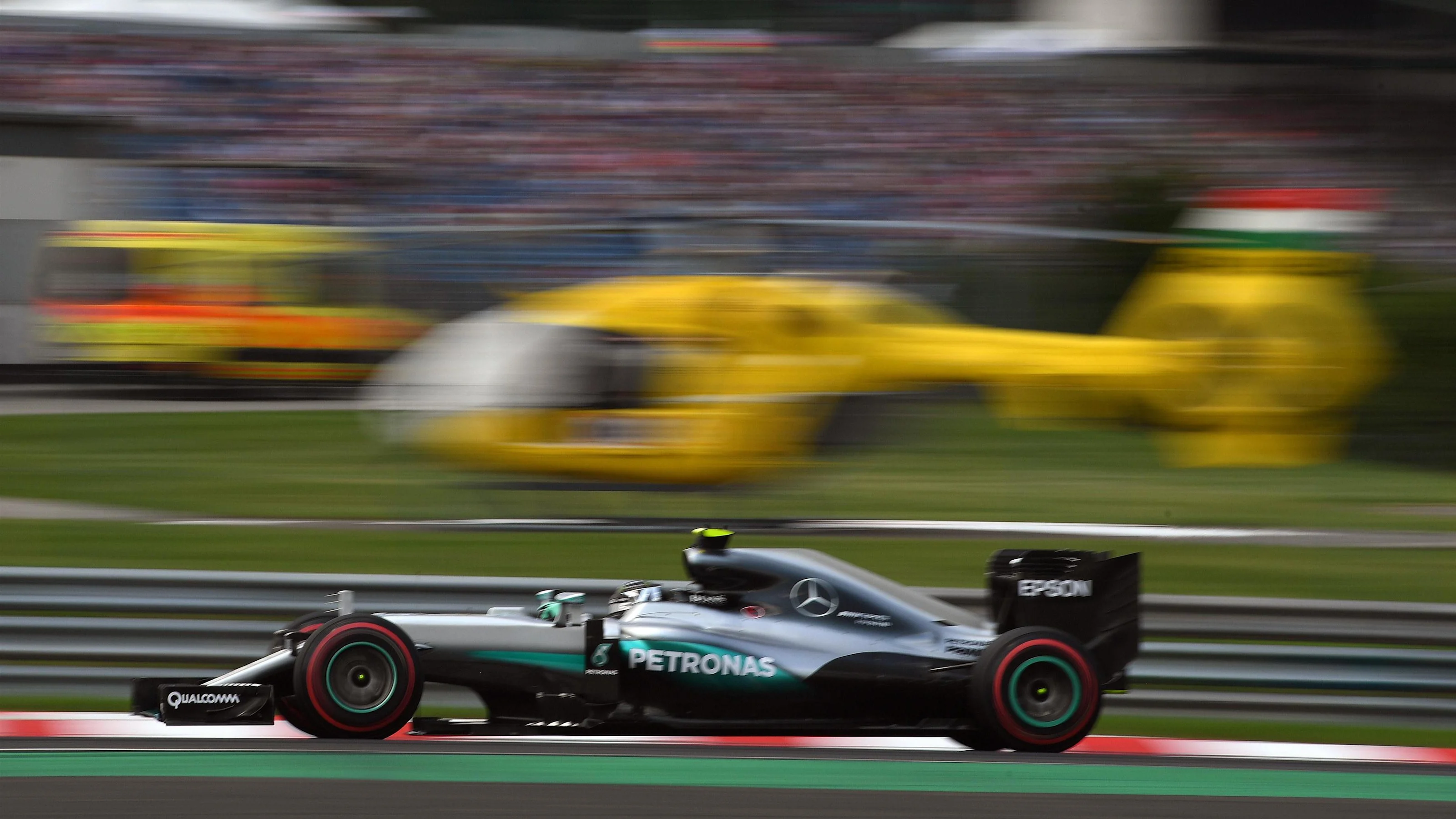 Nico Rosberg (GER) Mercedes-Benz F1 W07 Hybrid at Formula One World Championship, Rd11, Hungarian
