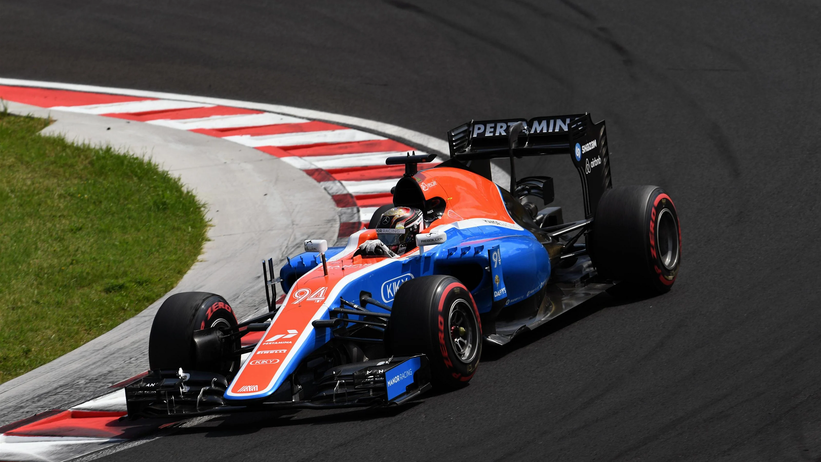 Pascal Wehrlein (GER) Manor Racing MRT05 at Formula One World Championship, Rd11, Hungarian Grand