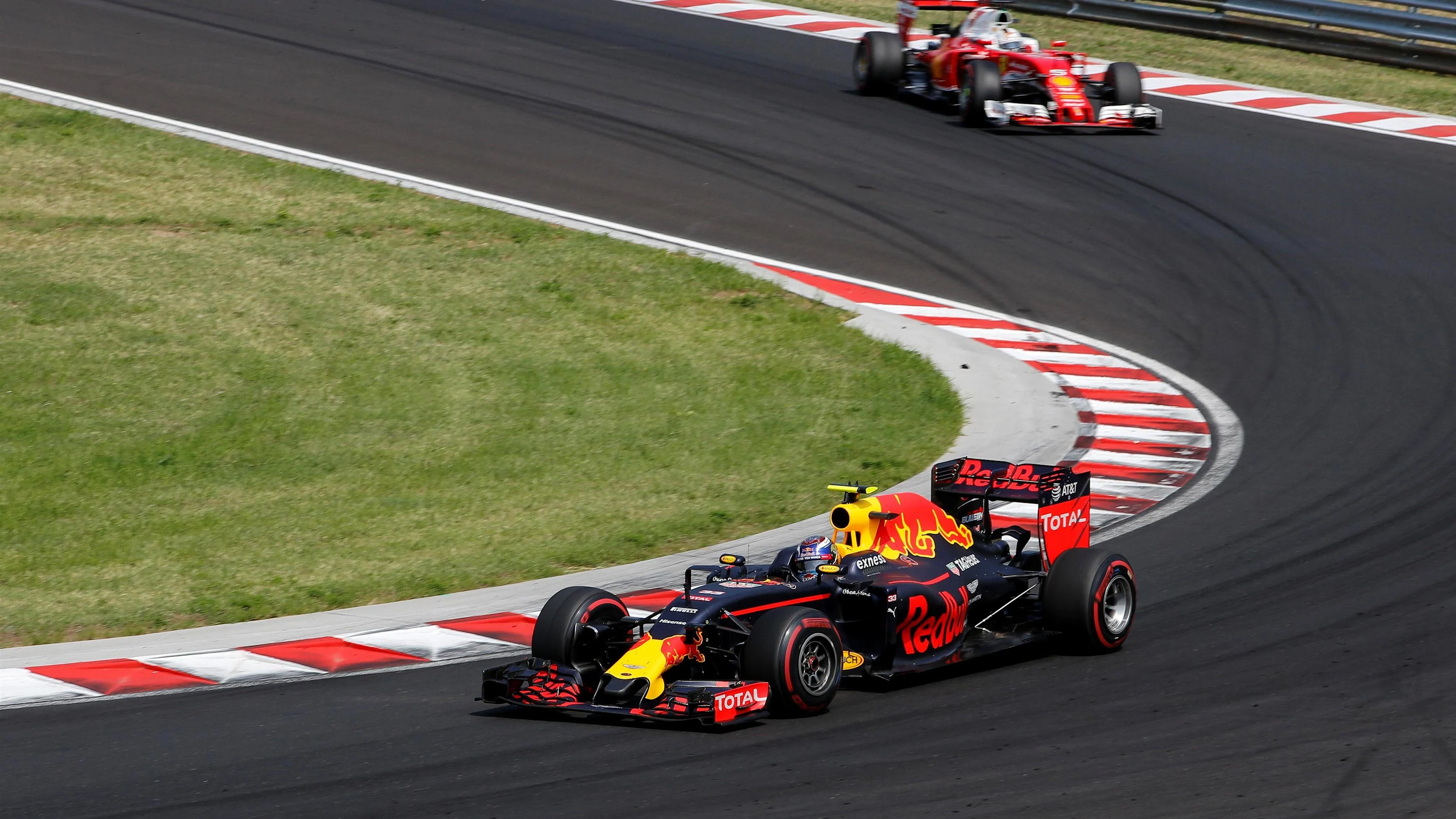 Max Verstappen (NED) Red Bull Racing RB12 at Formula One World Championship, Rd11, Hungarian Grand