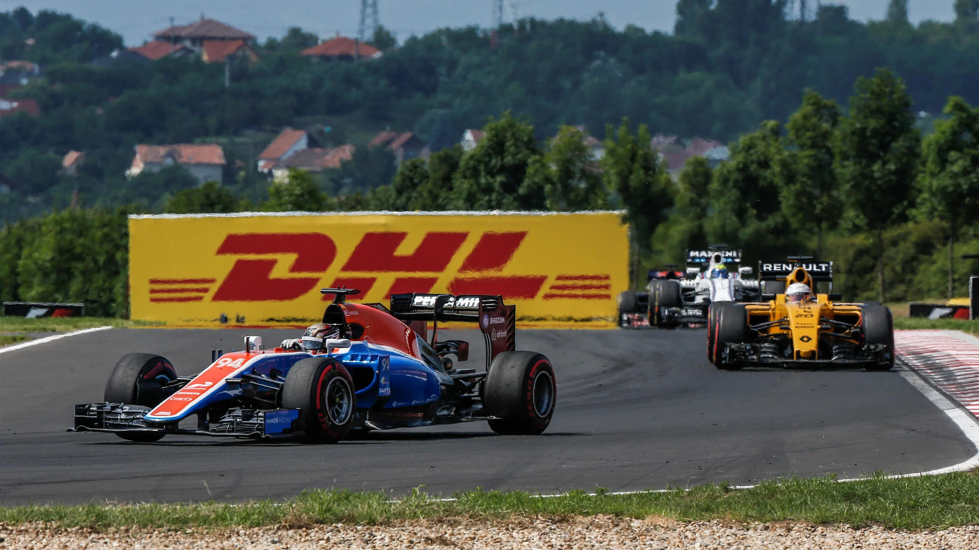 Pascal Wehrlein (GER) Manor Racing MRT05 at Formula One World Championship, Rd11, Hungarian Grand