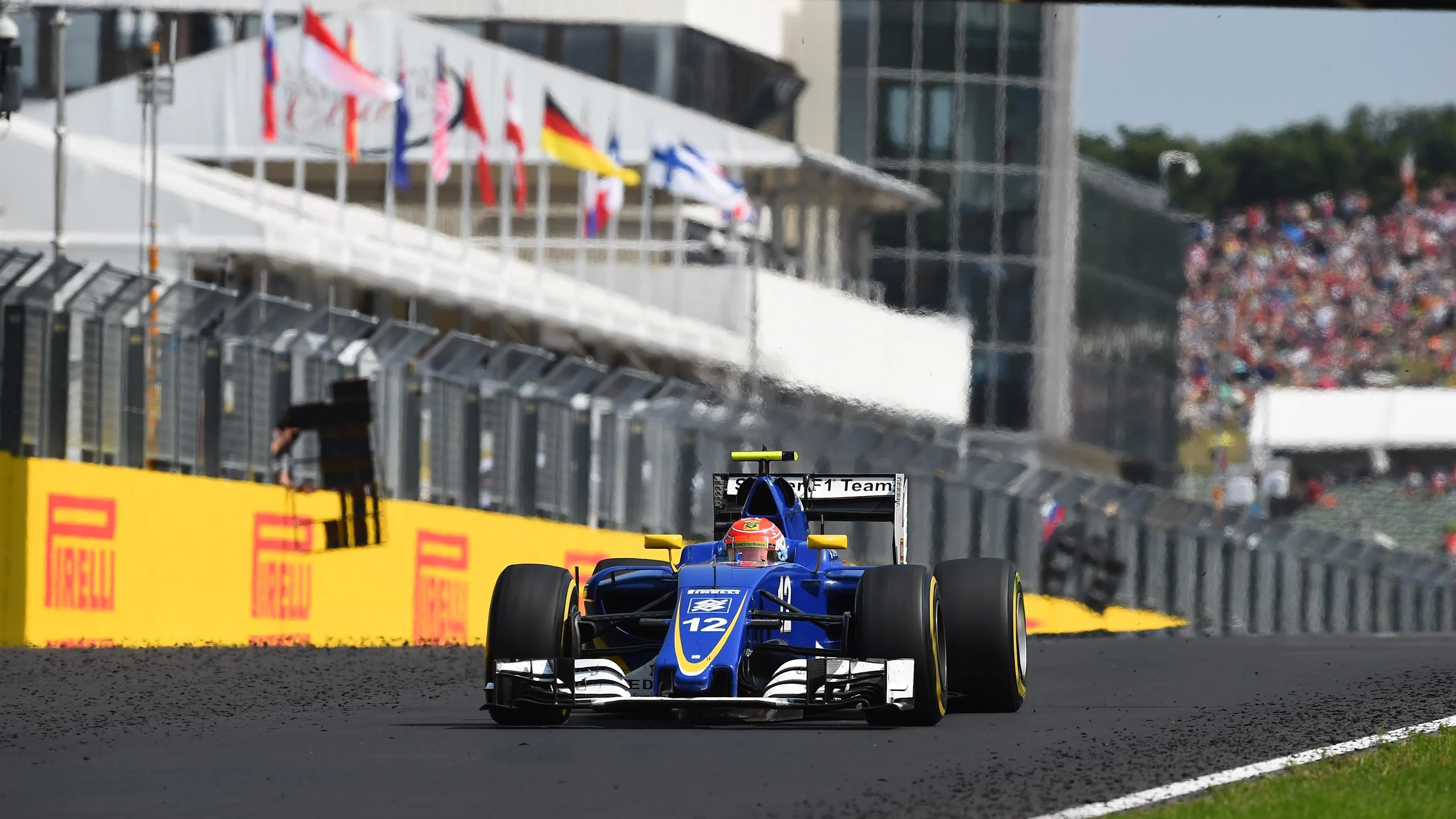 Felipe Nasr (BRA) Sauber C35 at Formula One World Championship, Rd11, Hungarian Grand Prix, Race,