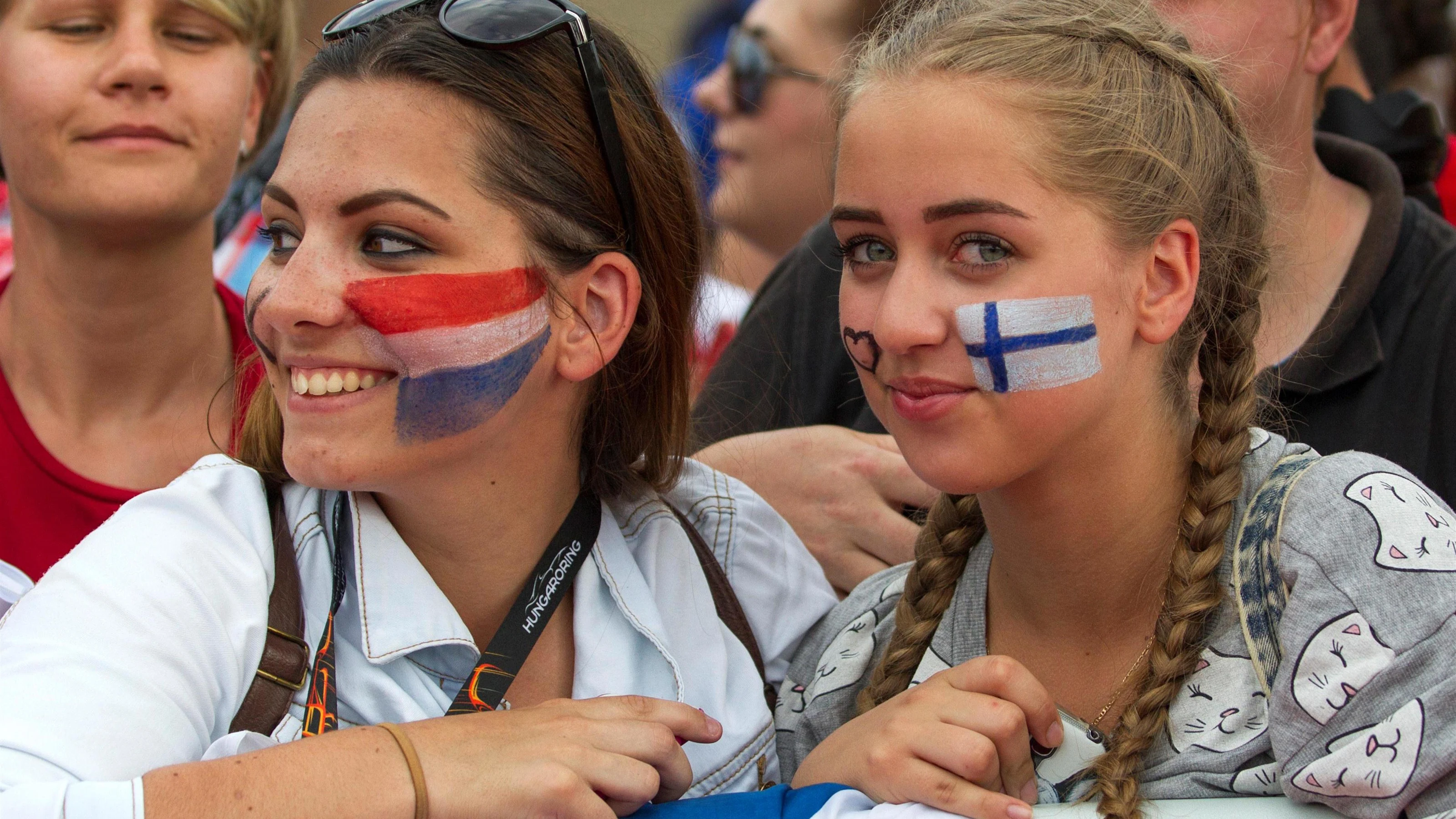 Fans at Formula One World Championship, Rd11, Hungarian Grand Prix, Race, Hungaroring, Hungary,