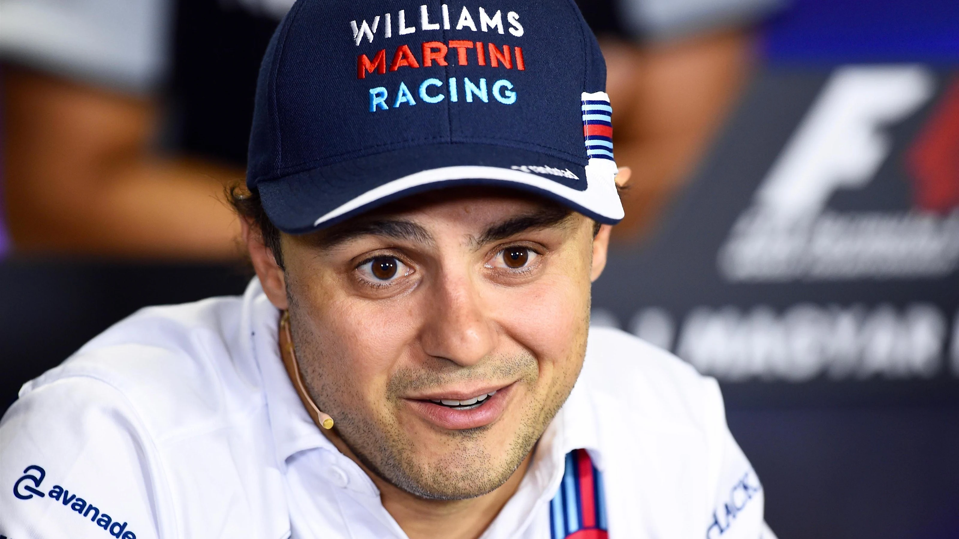 Felipe Massa (BRA) Williams in the Press Conference at Formula One World Championship, Rd11,