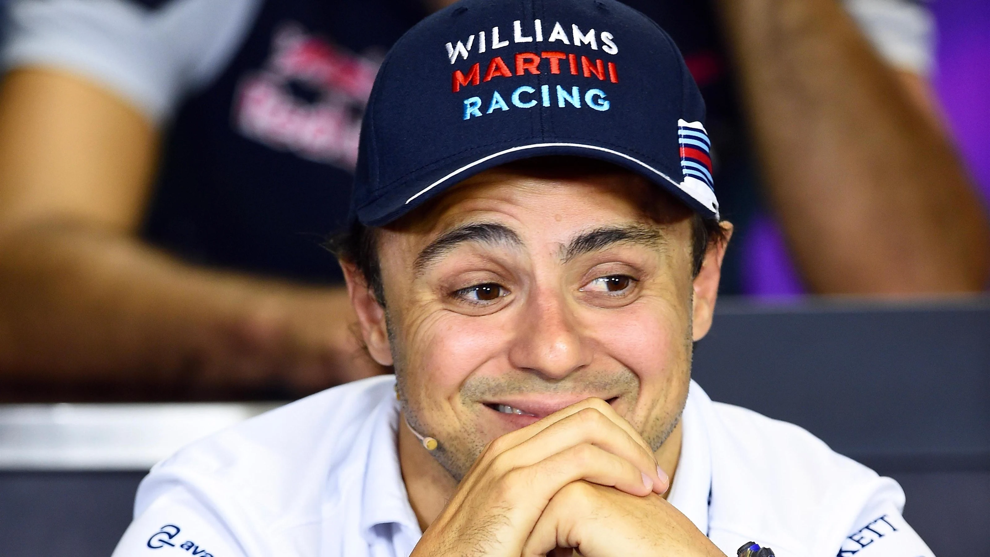 Felipe Massa (BRA) Williams in the Press Conference at Formula One World Championship, Rd11,