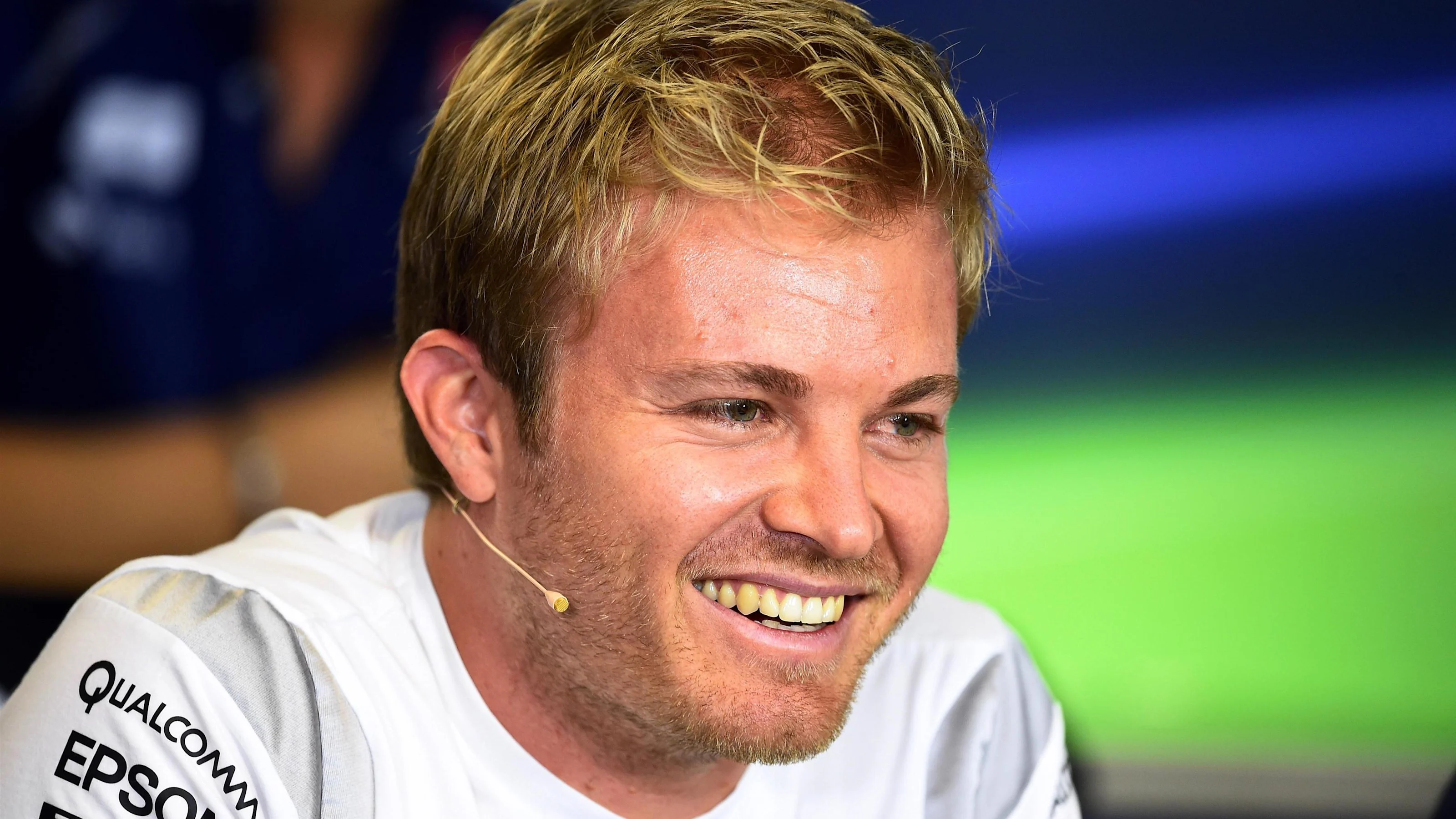 Nico Rosberg (GER) Mercedes AMG F1 in the Press Conference at Formula One World Championship, Rd11,