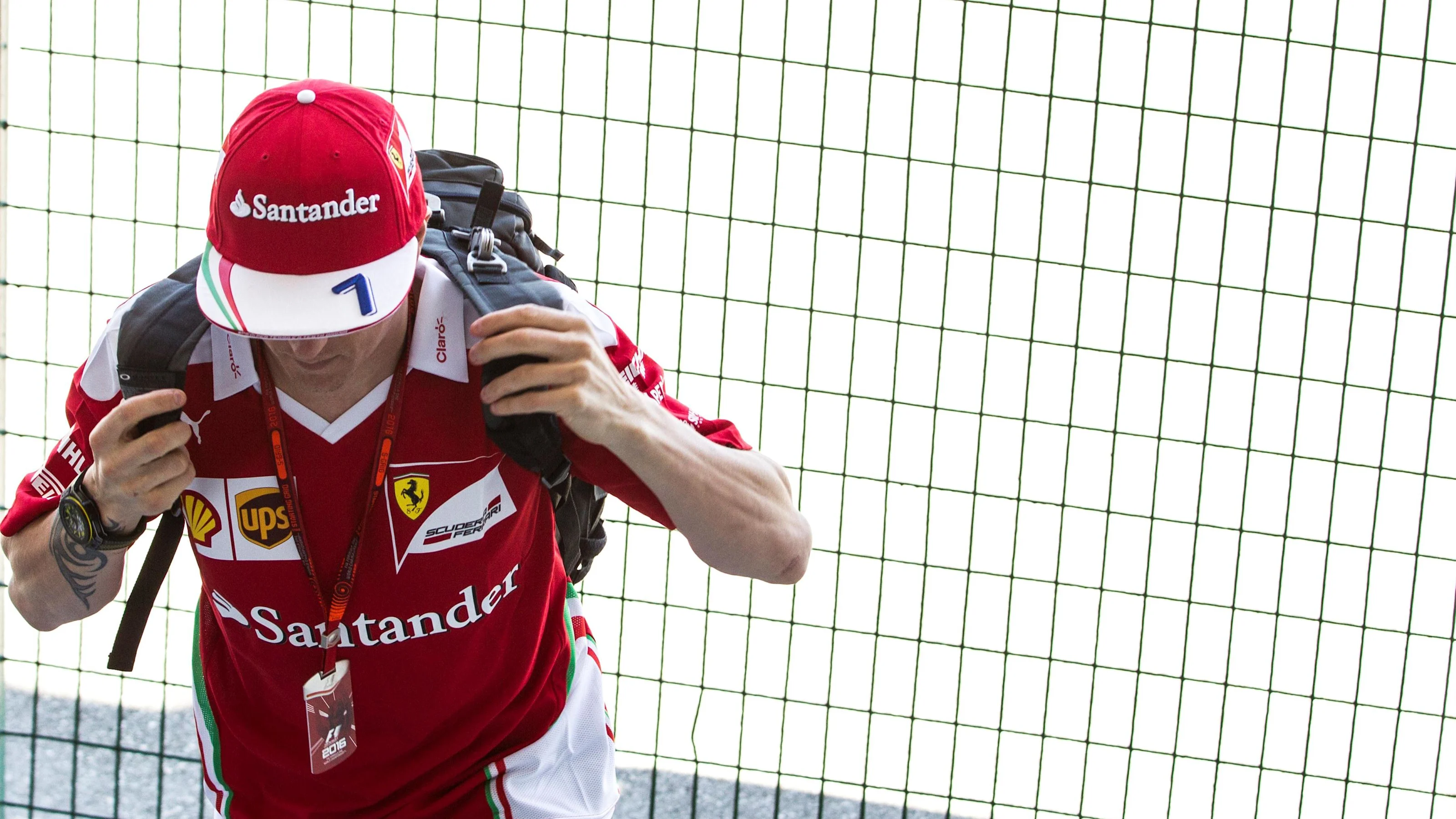 Kimi Raikkonen (FIN) Ferrari at Formula One World Championship, Rd11, Preparations, Hungaroring,