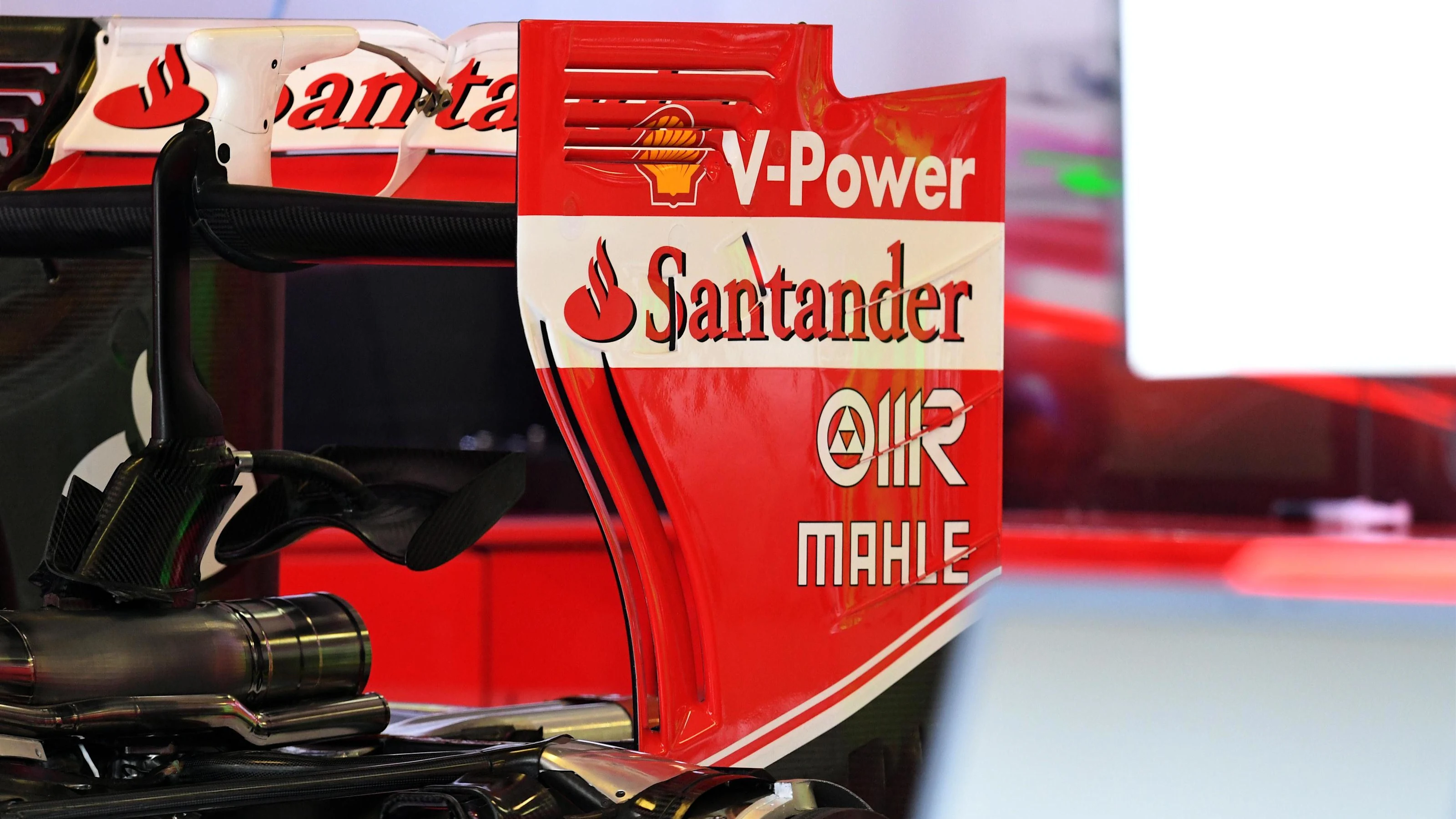 Ferrari SF16-H rear wing at Formula One World Championship, Rd11, Preparations, Hungaroring,