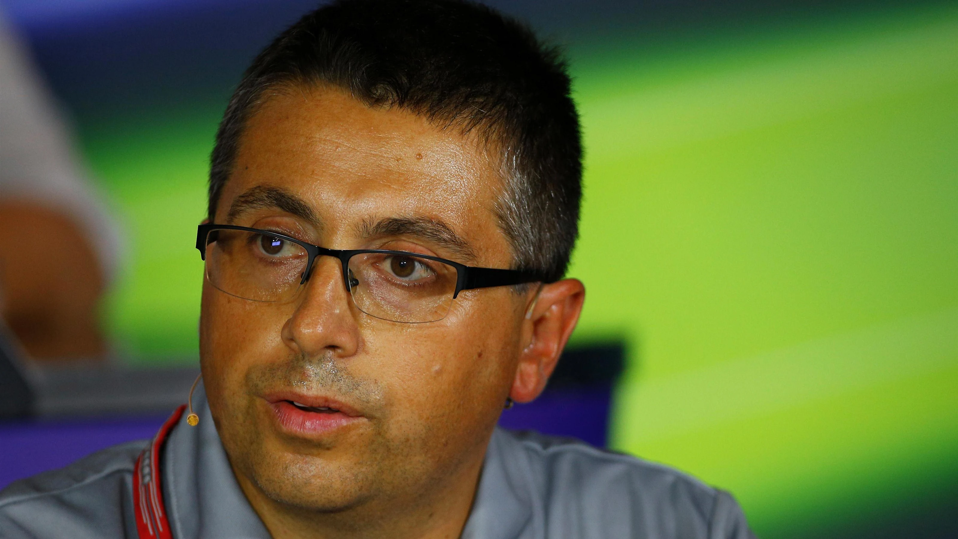 Luca Furbatto (ITA) Manor Chief Designer in the Press Conference at Formula One World Championship,