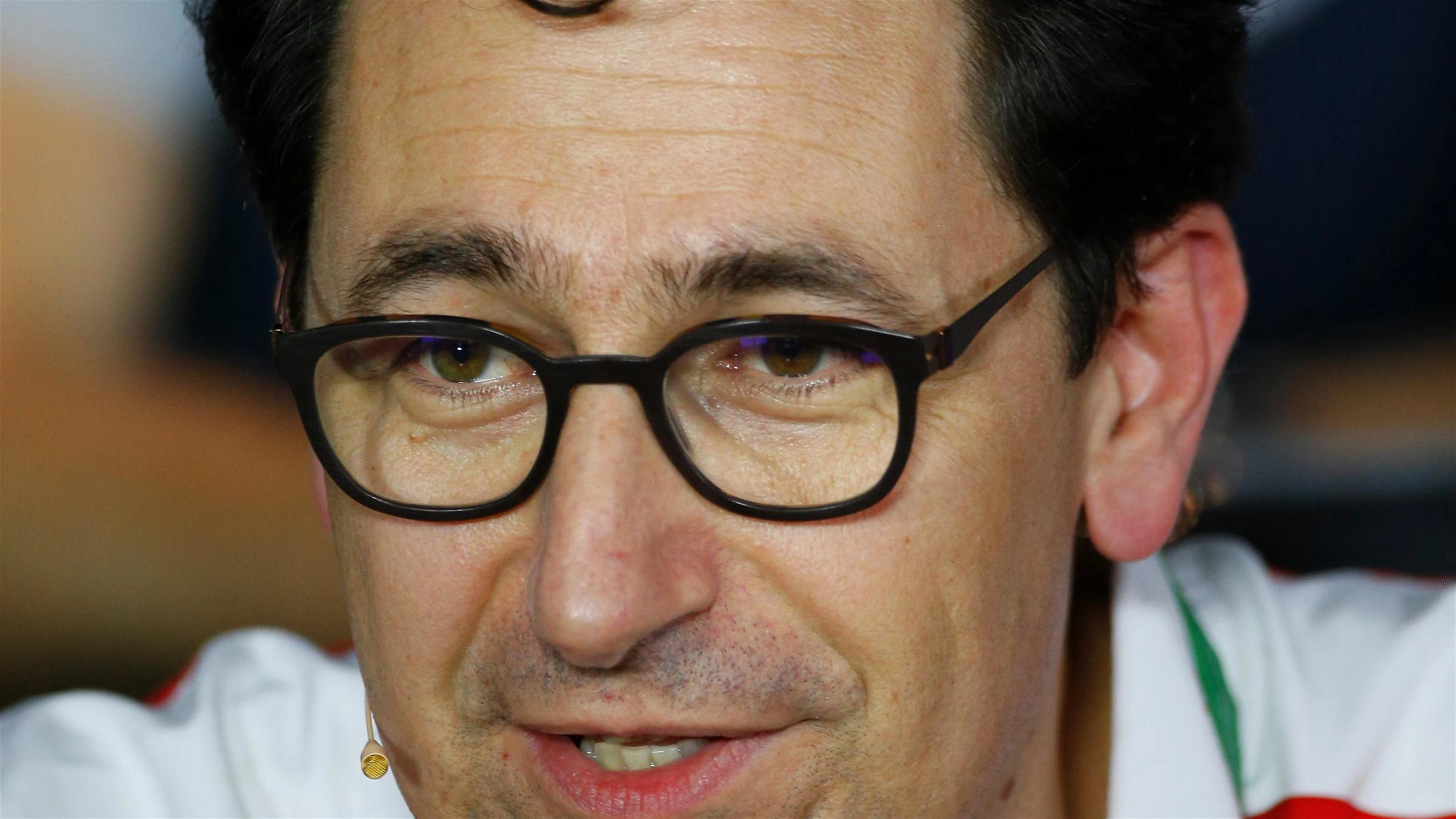 Mattia Binotto (ITA) Ferrari Chief Technical Officer in the Press Conference at Formula One World