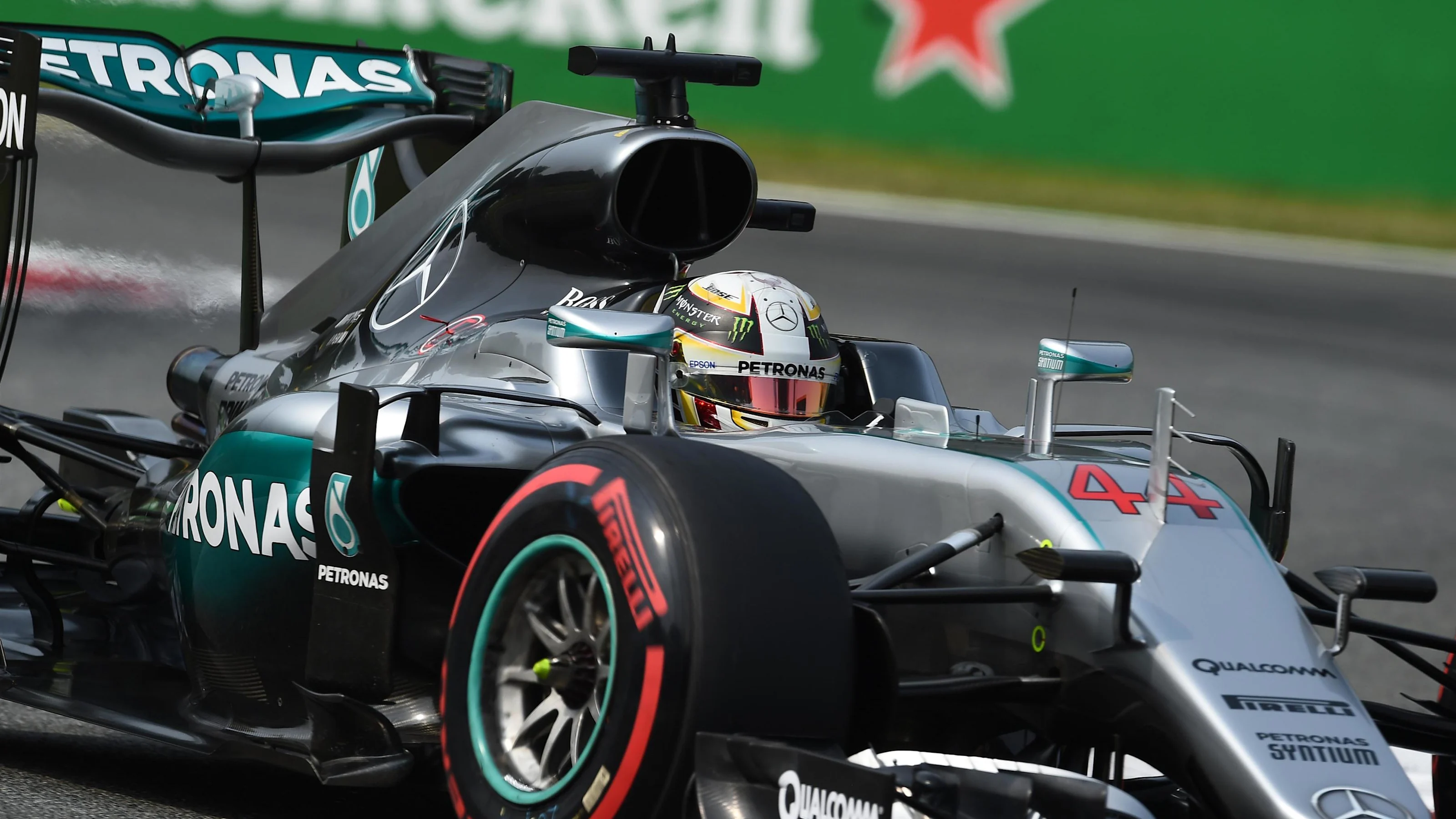 Lewis Hamilton (GBR) Mercedes-Benz F1 W07 Hybrid at Formula One World Championship, Rd14, Italian