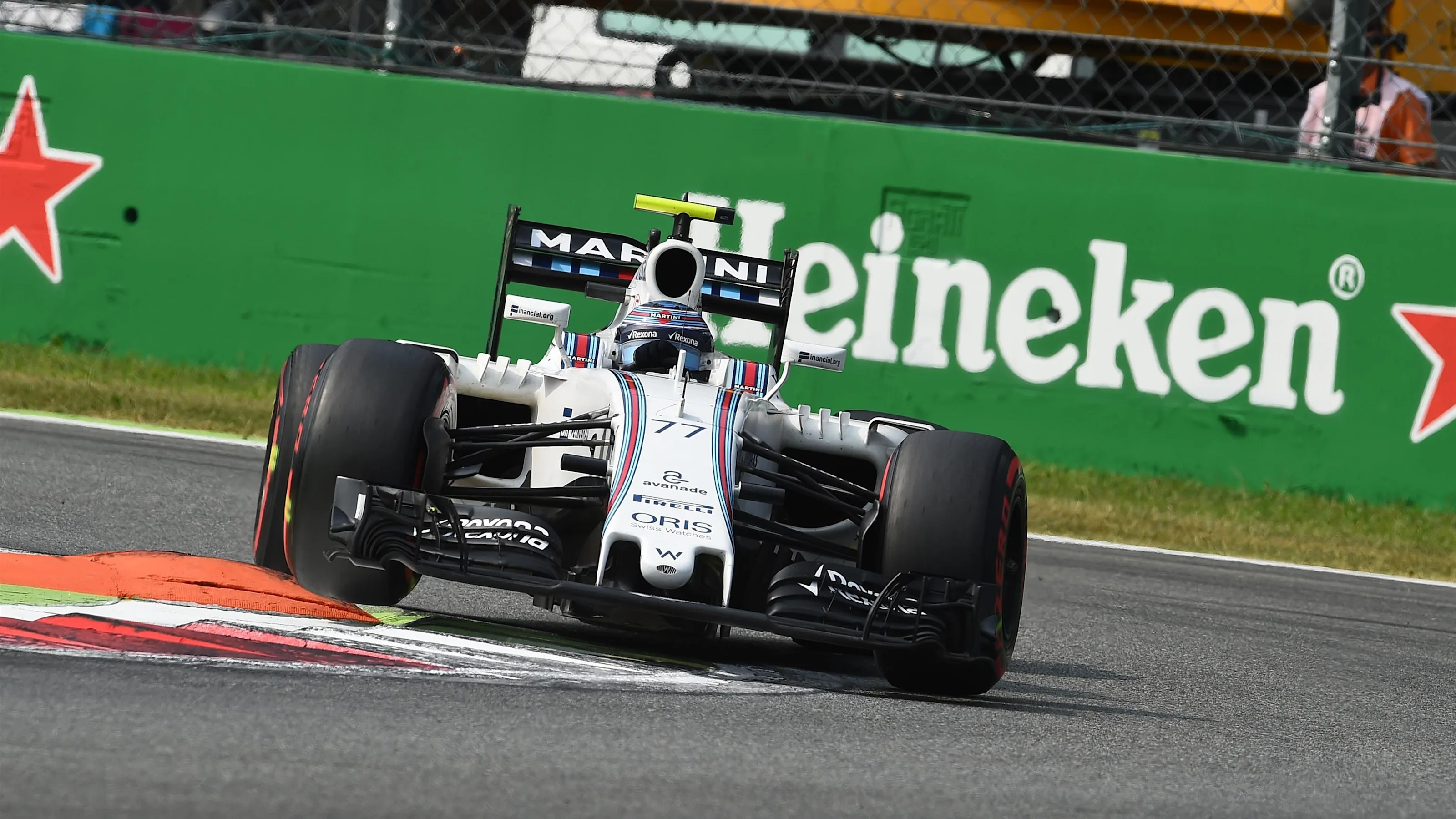 Valtteri Bottas (FIN) Williams FW38 at Formula One World Championship, Rd14, Italian Grand Prix,
