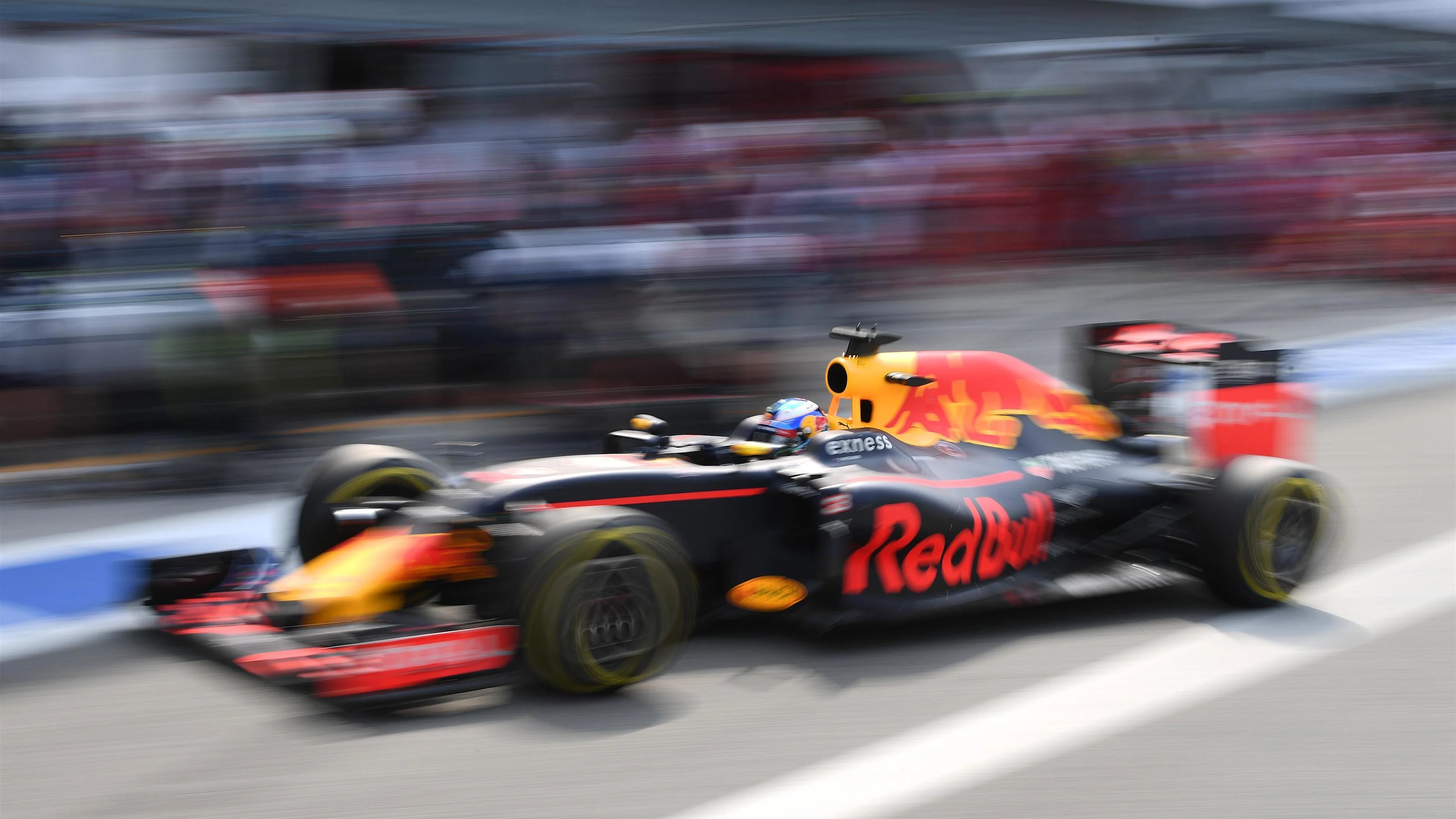 Daniel Ricciardo (AUS) Red Bull Racing RB12 at Formula One World Championship, Rd14, Italian Grand