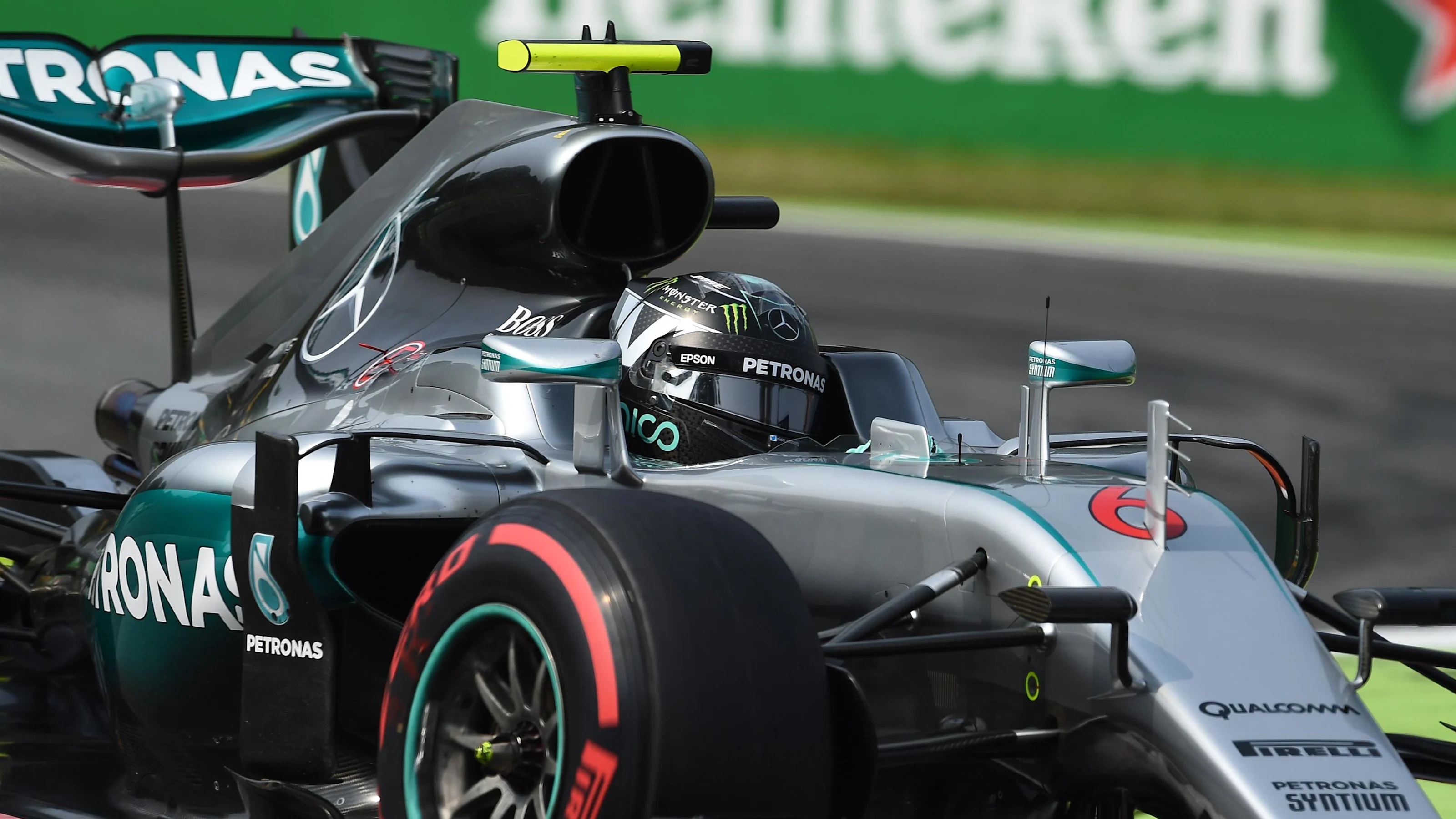 Nico Rosberg (GER) Mercedes-Benz F1 W07 Hybrid at Formula One World Championship, Rd14, Italian