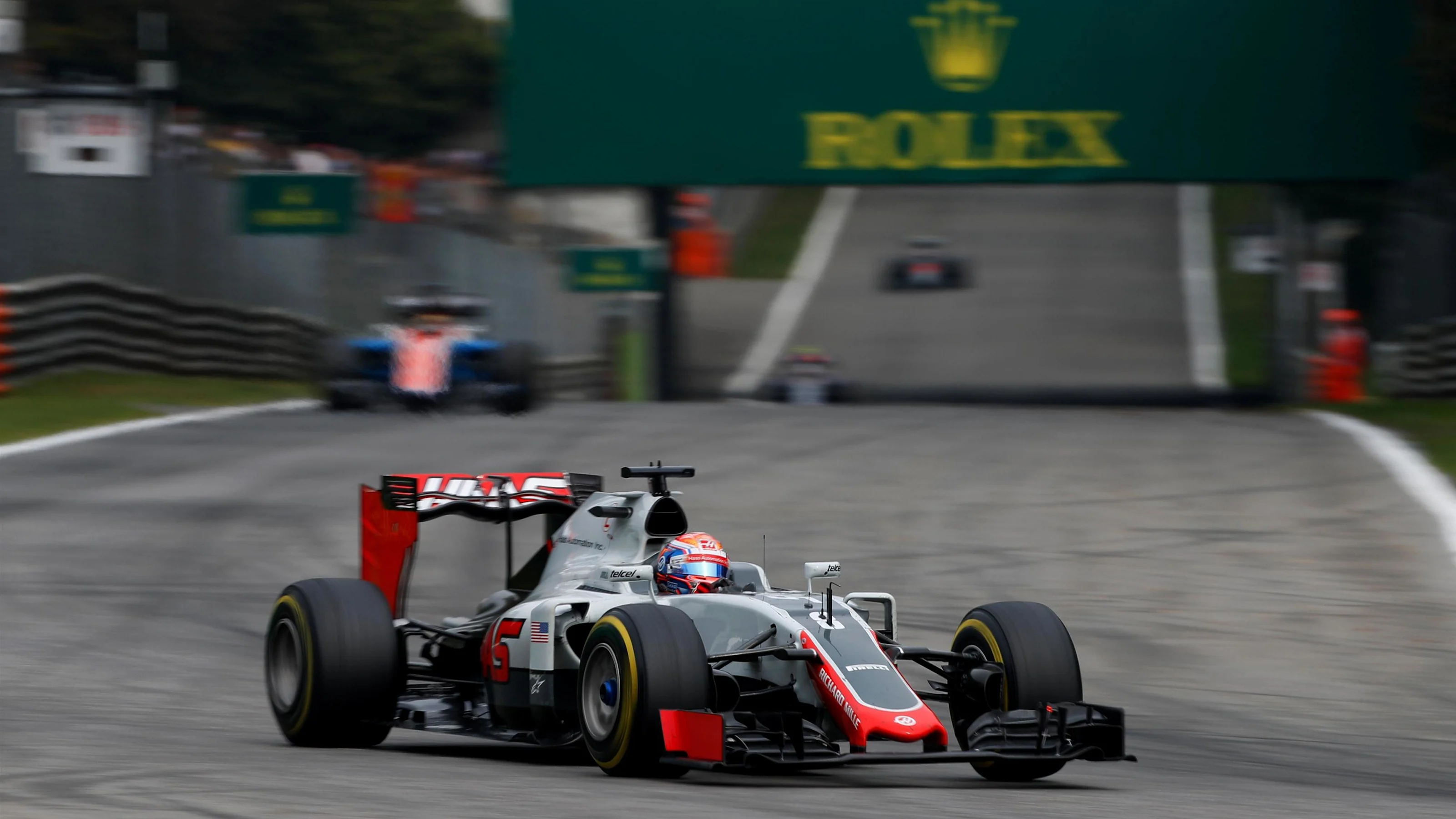Romain Grosjean (FRA) Haas VF-16 at Formula One World Championship, Rd14, Italian Grand Prix, Race,