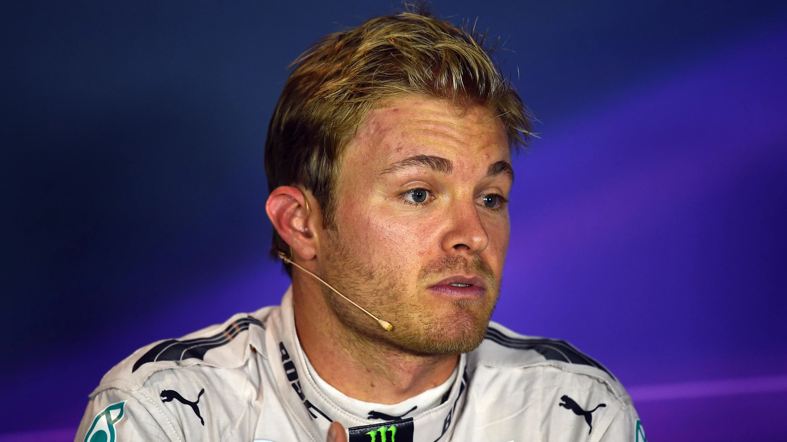 Race winner Nico Rosberg (GER) Mercedes AMG F1 in the Press Conference at Formula One World