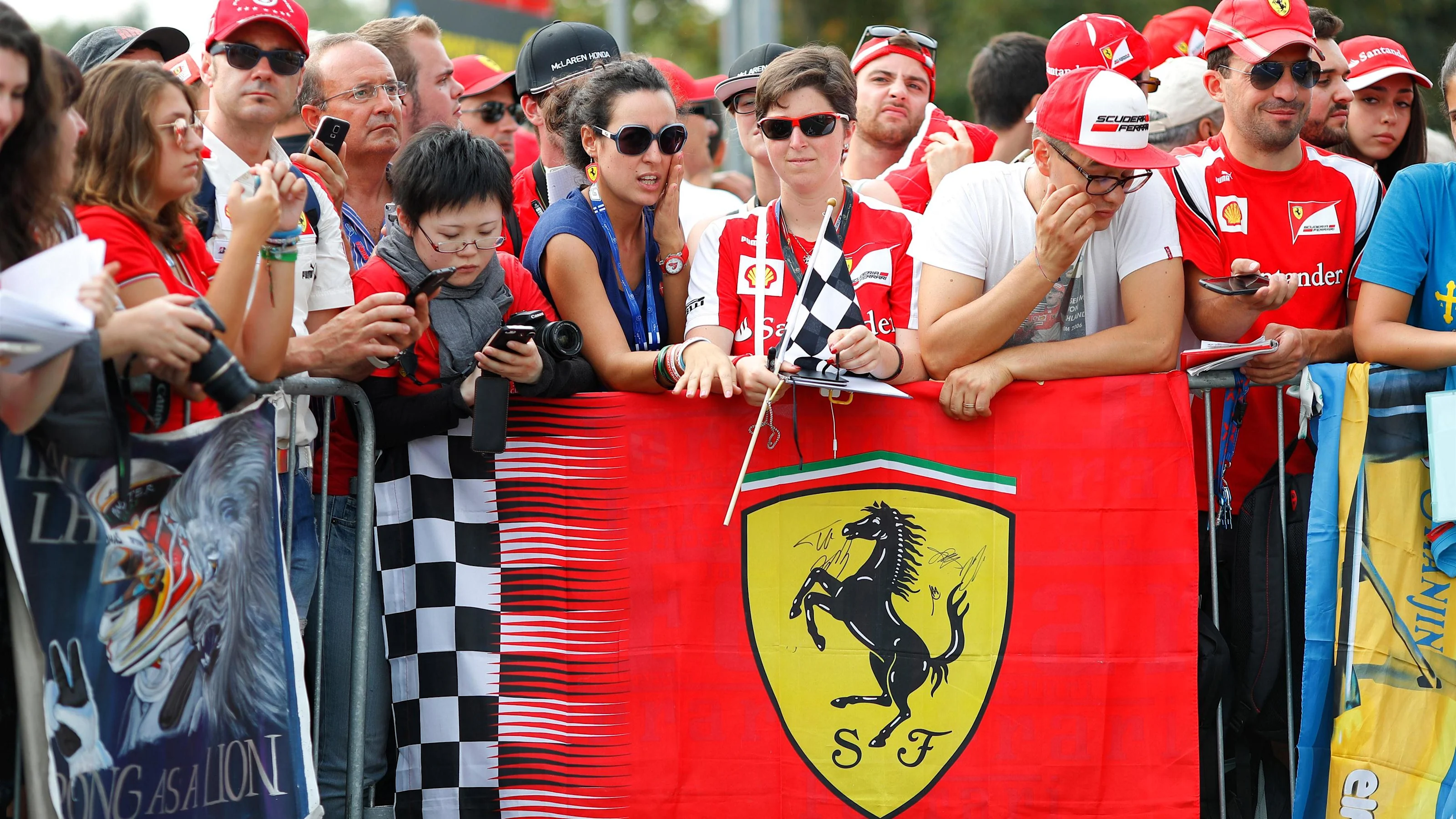 Fans at Formula One World Championship, Rd14, Italian Grand Prix, Race, Monza, Italy, Sunday 4
