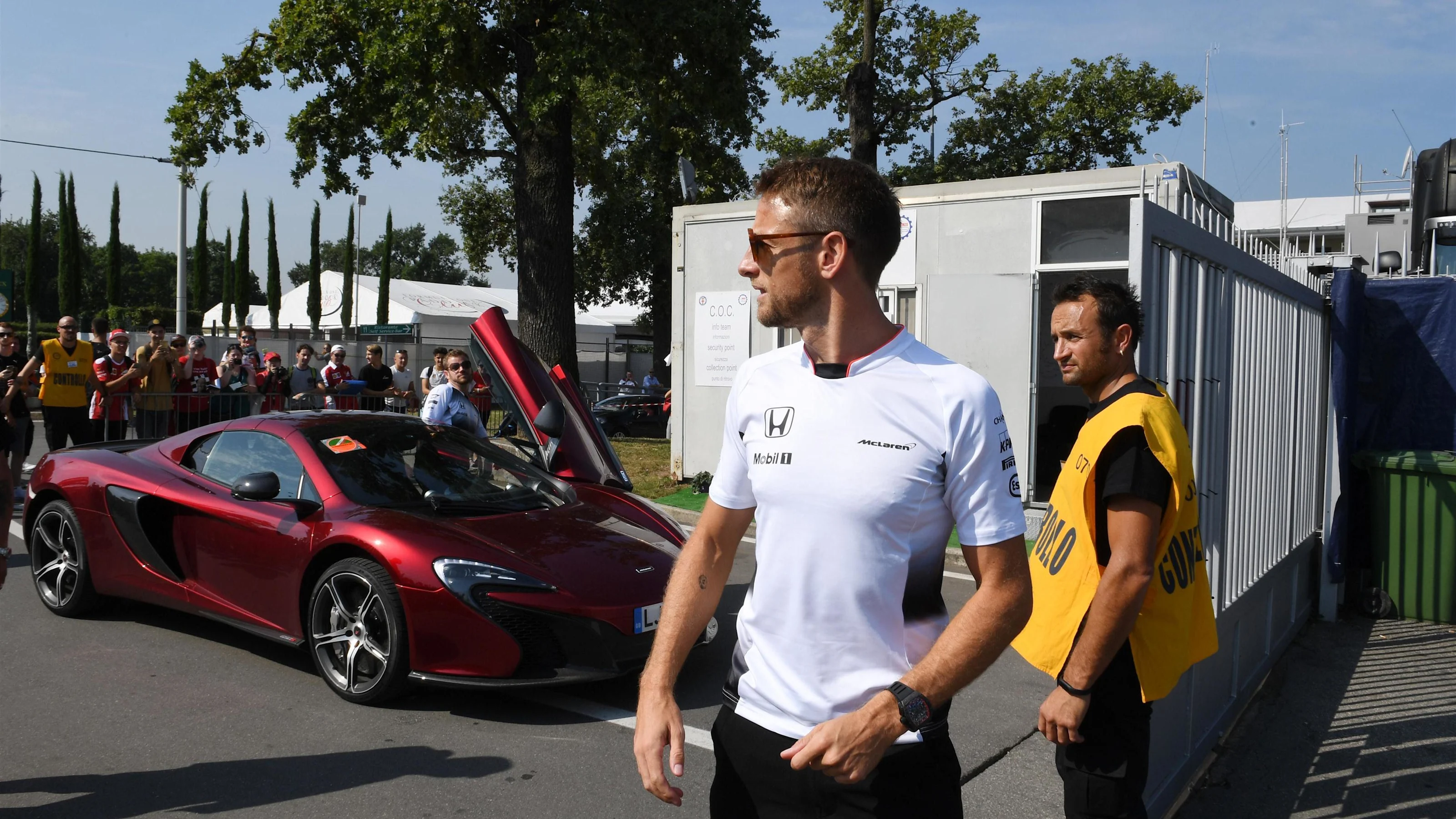 Jenson Button (GBR) McLaren at Formula One World Championship, Rd14, Italian Grand Prix,