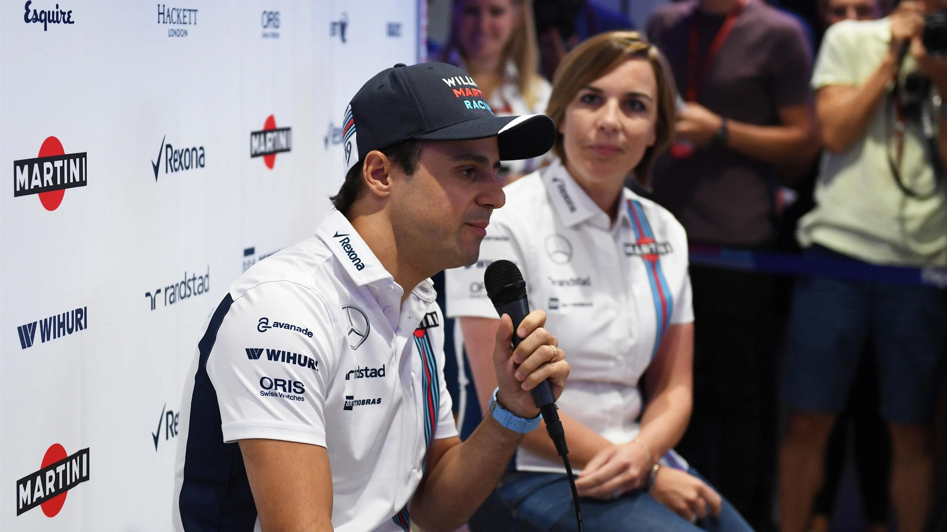 Felipe Massa (BRA) Williams announces his retirement from F1 at the end of the season at Formula