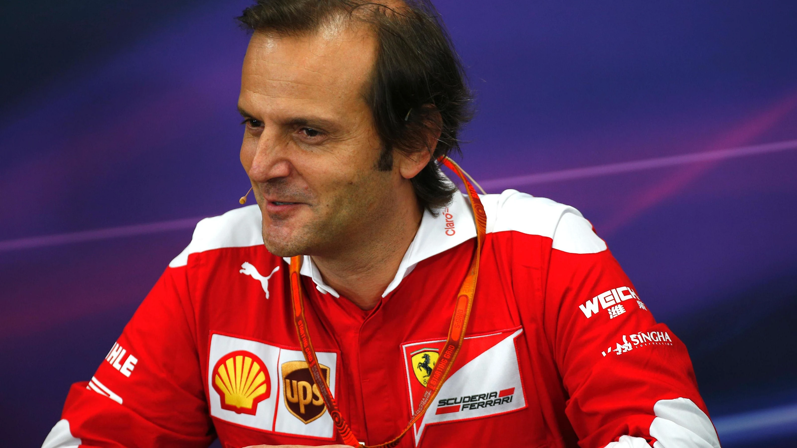 Luigi Fraboni (ITA) Head of Ferrari Engine Operations in the Press Conference at Formula One World