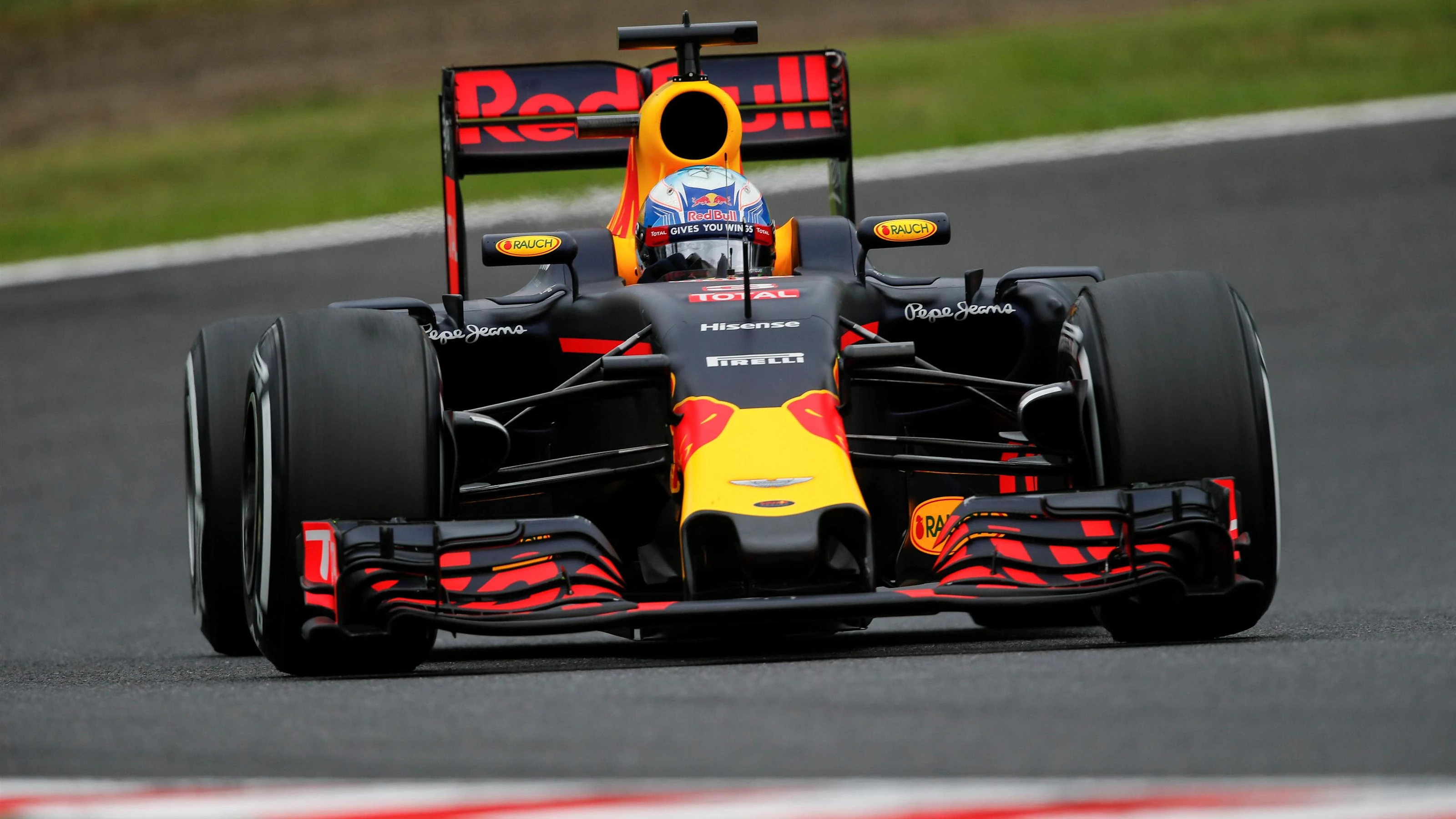 Daniel Ricciardo (AUS) Red Bull Racing RB12 at Formula One World Championship, Rd17, Japanese Grand